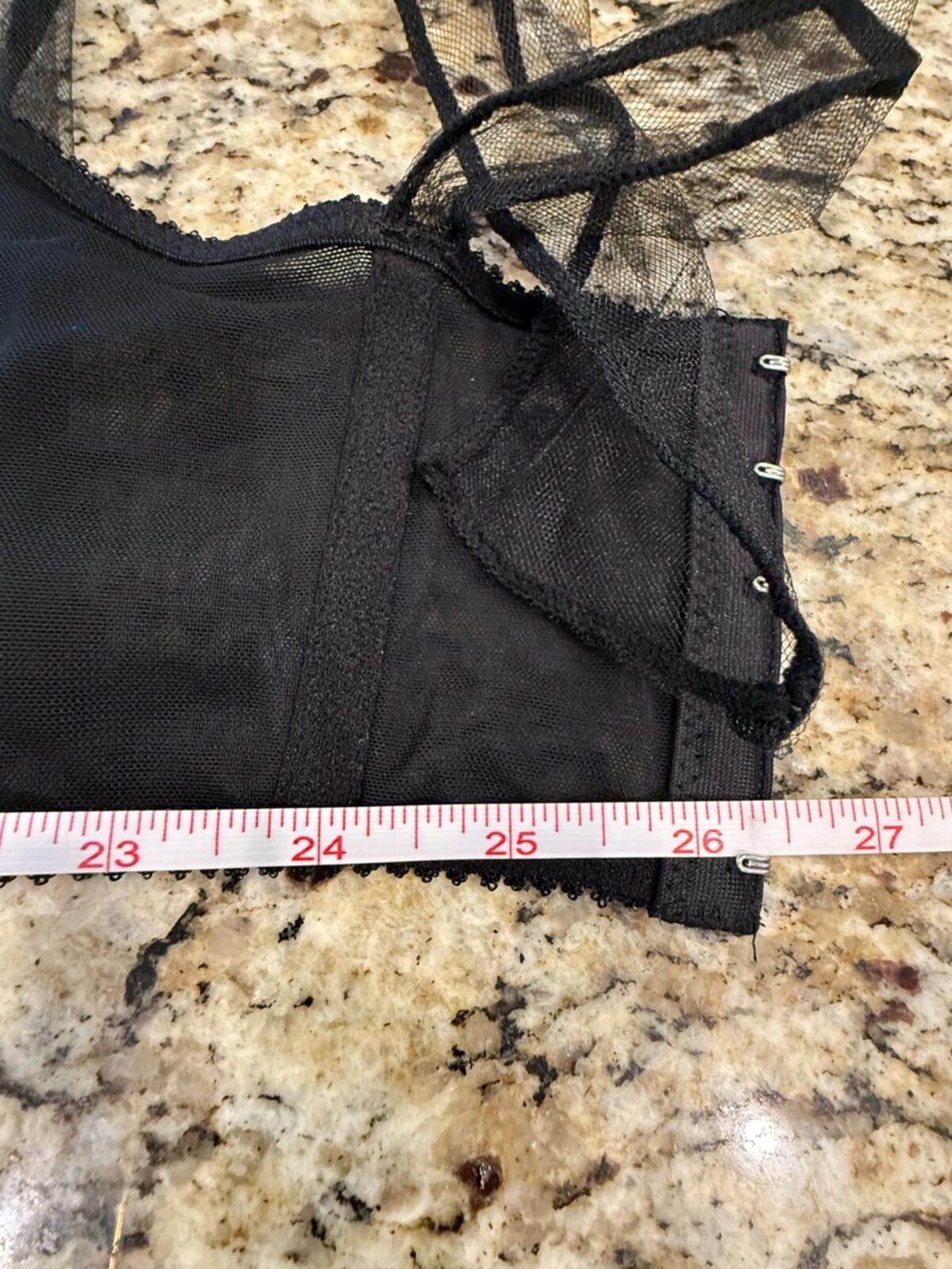 Urban Outfitters Urban outfitters black bralette top coquette bows SZ M Size ONE SIZE - 12 Thumbnail