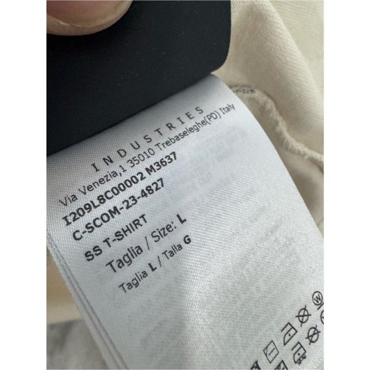 Moncler Palm Angels x Moncler Logo T-Shirt Off-White Men’s L Size US L / EU 52-54 / 3 - 8 Thumbnail