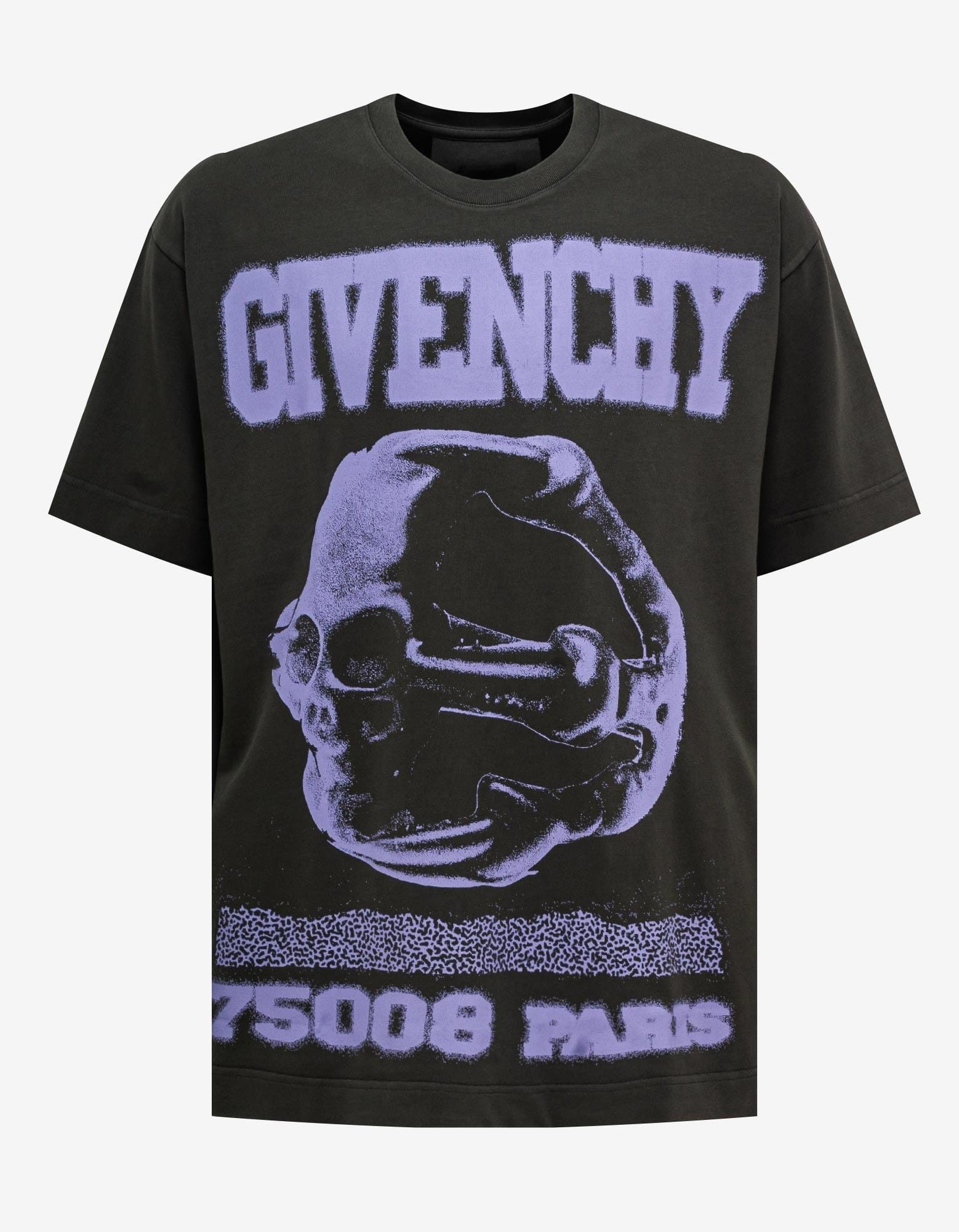 image of Givenchy Grey Ring Print T-Shirt, Men's (Size XS)