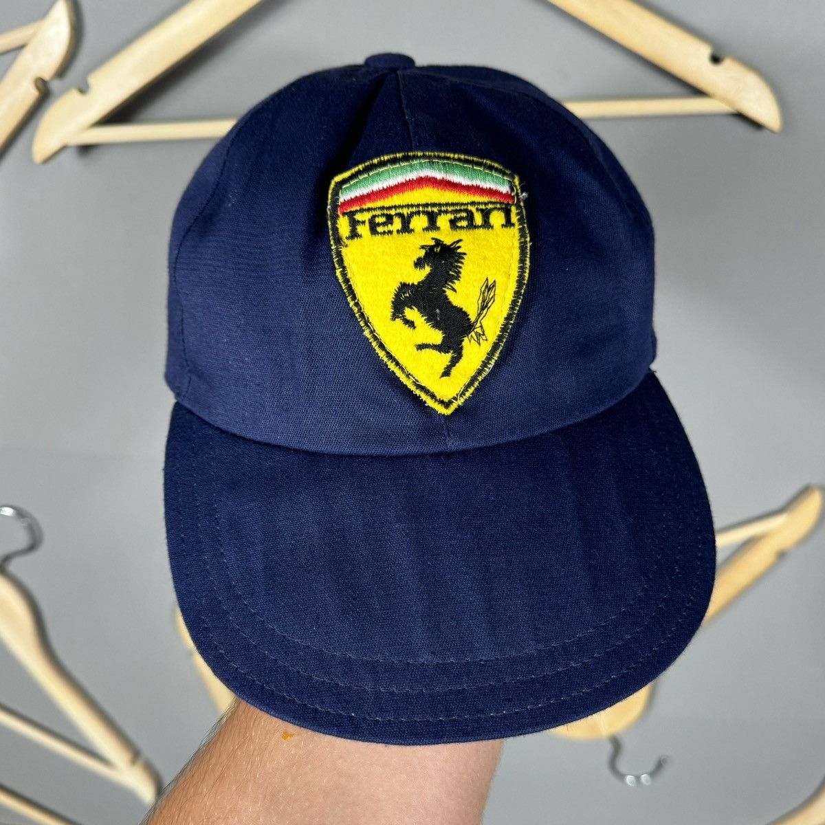 Vintage Vintage 90s Ferrari Fomula 1 Cap Size ONE SIZE - 2 Thumbnail