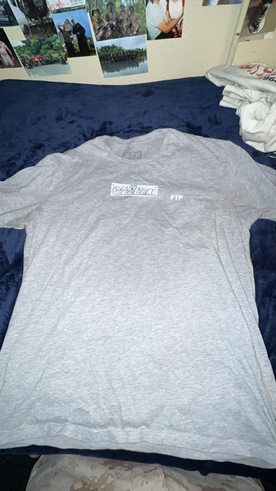 Fuck The Population Gray FTP Pro Club shirt Size US XL / EU 56 / 4 - 2 Thumbnail