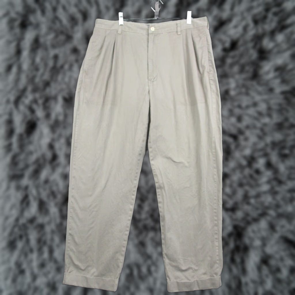 Polo Ralph Lauren Polo Ralph Lauren Pants Chino 38 Regular Brown Wide-Leg Cuffed Adult Mens Size US M / EU 48-50 / 2 - 1 Thumbnail