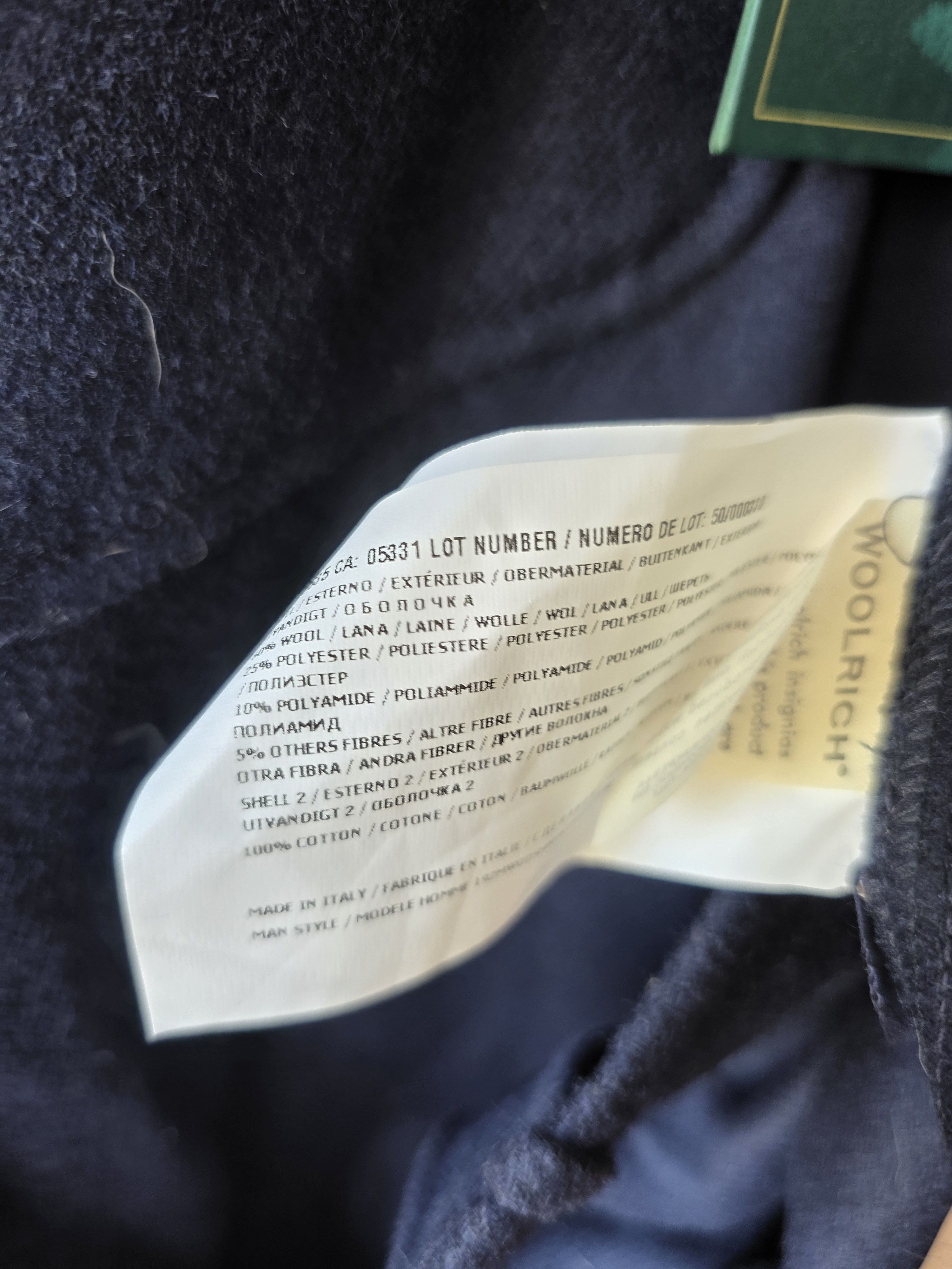 Aime Leon Dore Aime Leon Dore X Woolrich Blue Overshirt Men Sz EU XXL, Read Size US XL / EU 56 / 4 - 9 Thumbnail