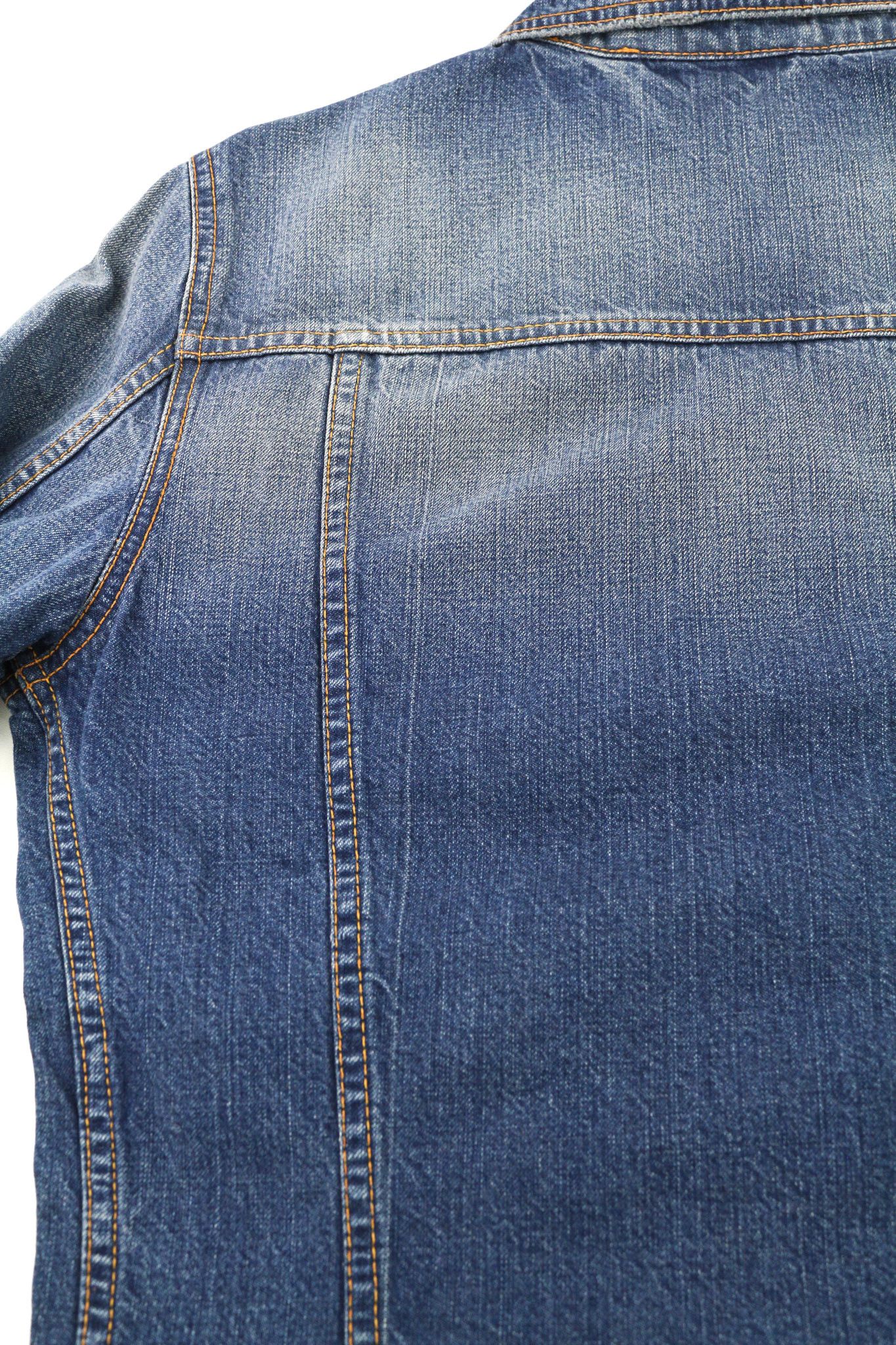 Nudie Jeans TERRY S Worn Washed Blue Denim Jacket 81074 Size US S / EU 44-46 / 1 - 8 Thumbnail