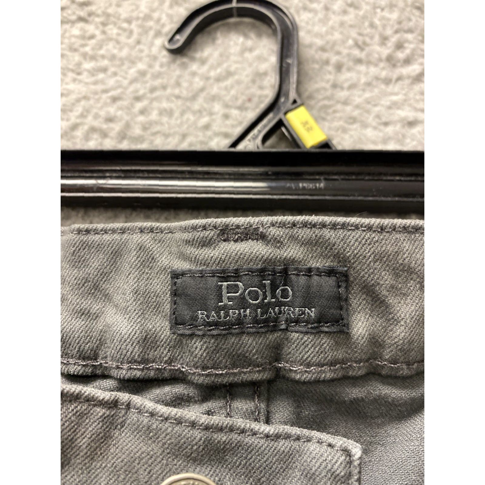 Polo Ralph Lauren VINTAGE Polo Ralph Lauren Jeans Men’s Slim Fit 40x30 Gray Denim 90s Hip Hop Casual Size 27" / US 4 / IT 40 - 3 Thumbnail