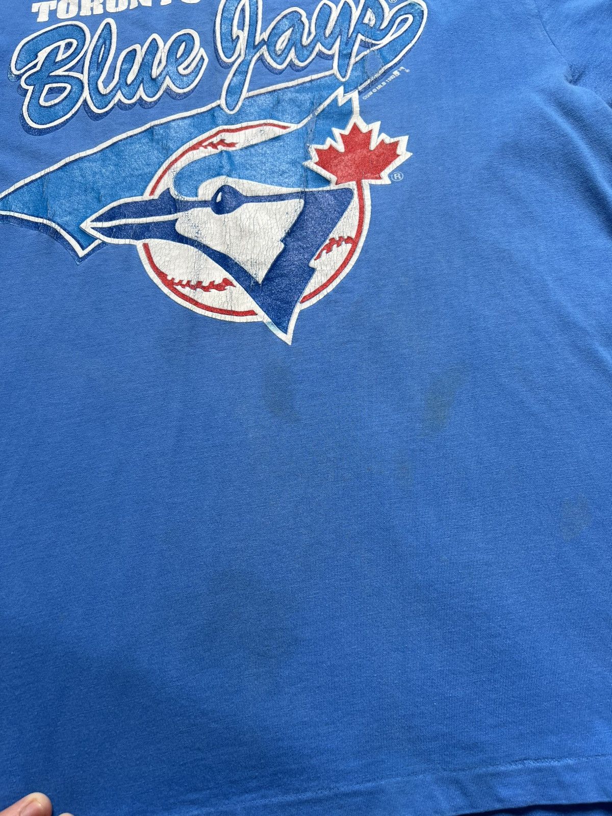 MLB Vintage 90s Toronto Blue Jays MLB Baseball Tee Shirt Size US XL / EU 56 / 4 - 13 Thumbnail