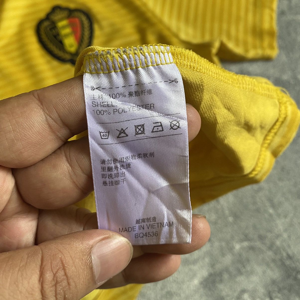 Adidas Vintage adidas belgium national 2017 2018 away soccer jersey Size US XL / EU 56 / 4 - 10 Thumbnail