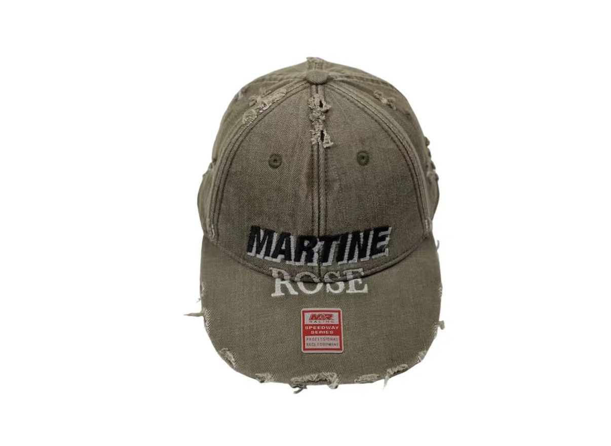 Martine Rose Martine Rose Distressed Curved Brim Cap J31 Size ONE SIZE - 3 Thumbnail