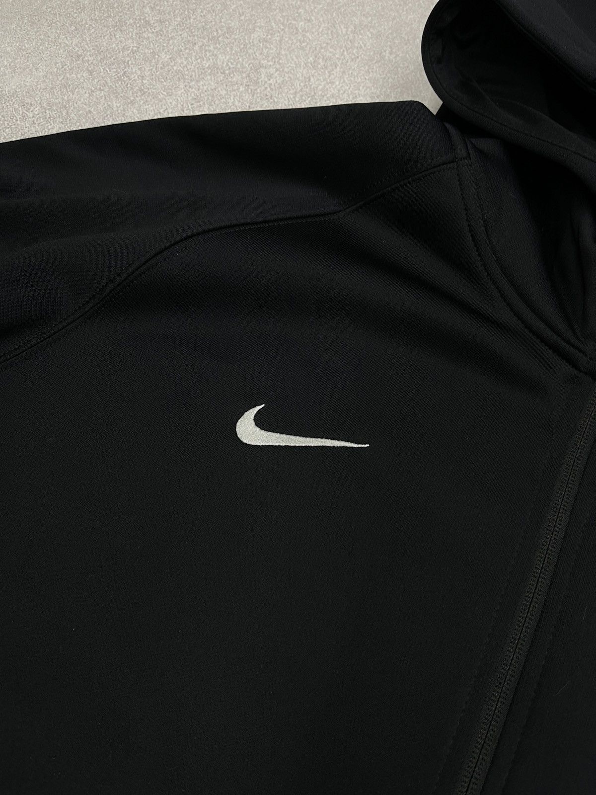 Nike Vintage Nike Everton Football Zip Hoodie Black Terma Fit Size US XXL / EU 58 / 5 - 5 Thumbnail