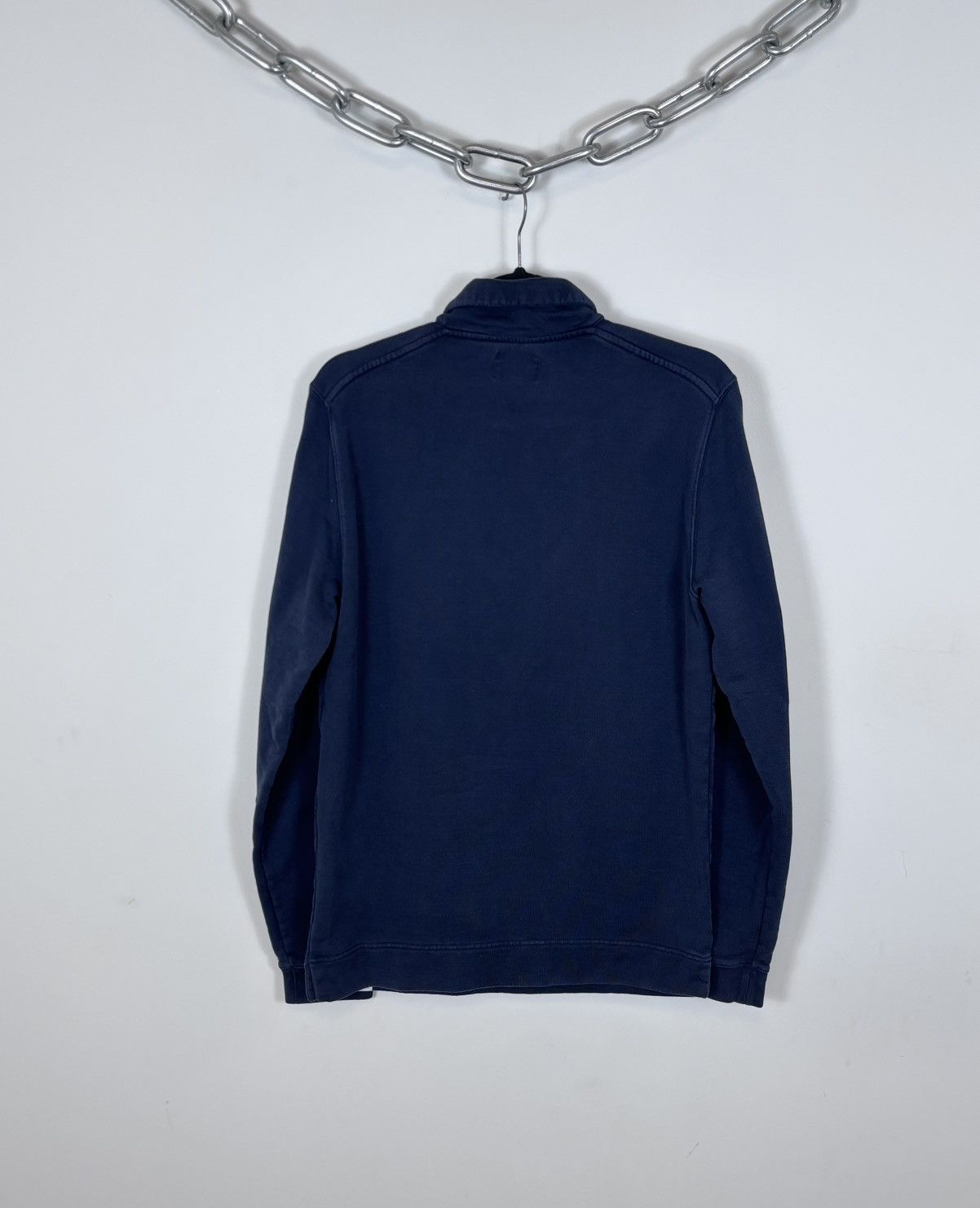 Norse Projects Norse Projects Men’s Magne Half Zip Compact Navy Sweatshirt Size US M / EU 48-50 / 2 - 13 Thumbnail