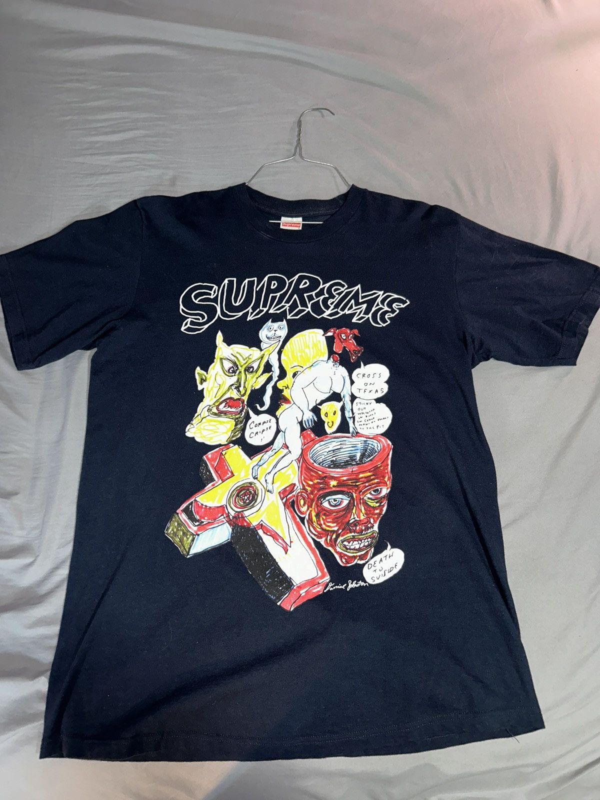 Supreme Supreme dan johnston tee Size US M / EU 48-50 / 2 - 1 Thumbnail