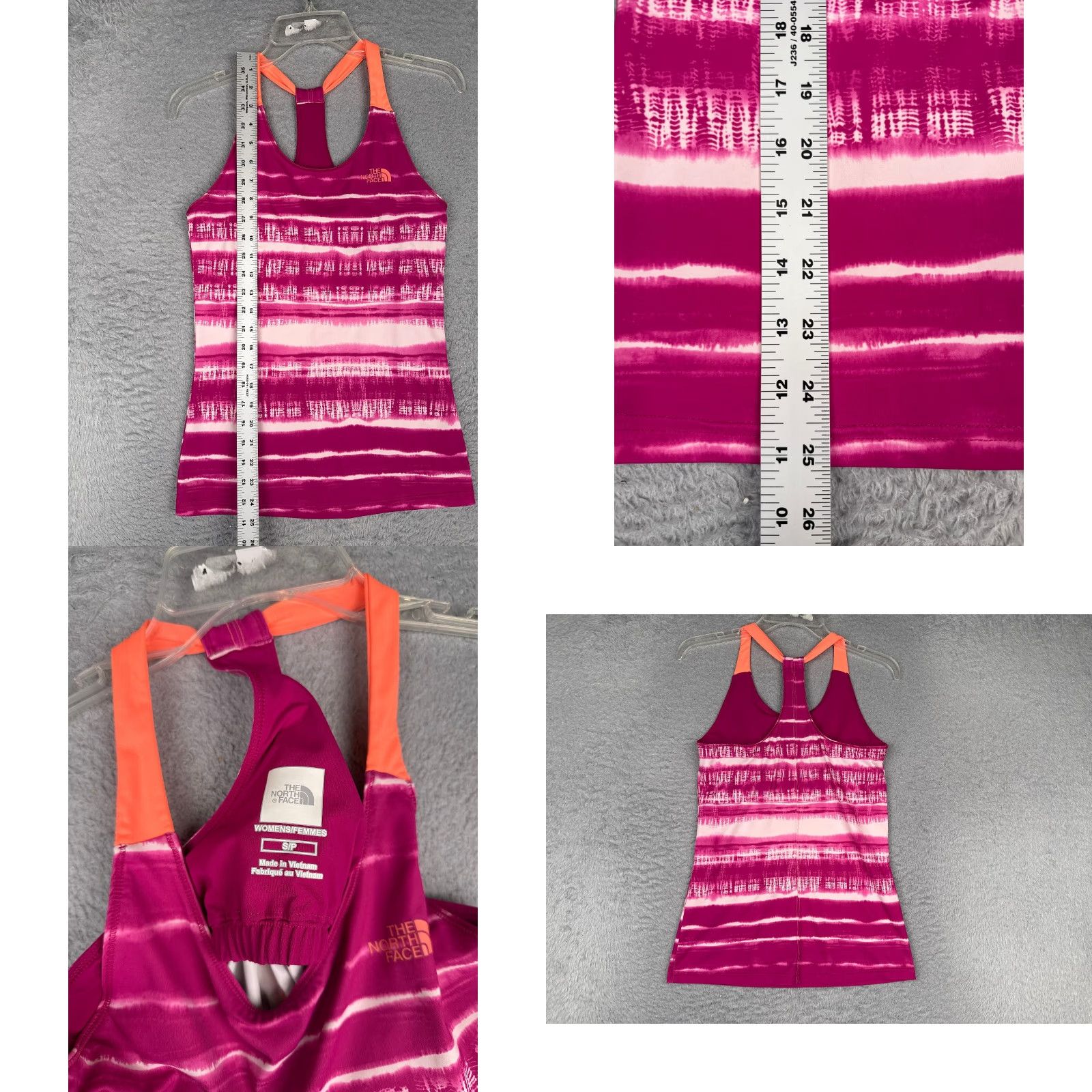 The North Face The North Face Shirt Women Small Pink Stripe Tank Sleeveless Scoop Neck Poly Gym Size S / US 4 / IT 40 - 8 Thumbnail