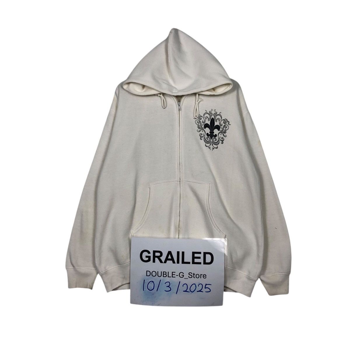 Japanese Brand 📌Vintage Zipper Hoodie Bullet Noise Cross Big Logo Size US L / EU 52-54 / 3 - 1 Thumbnail