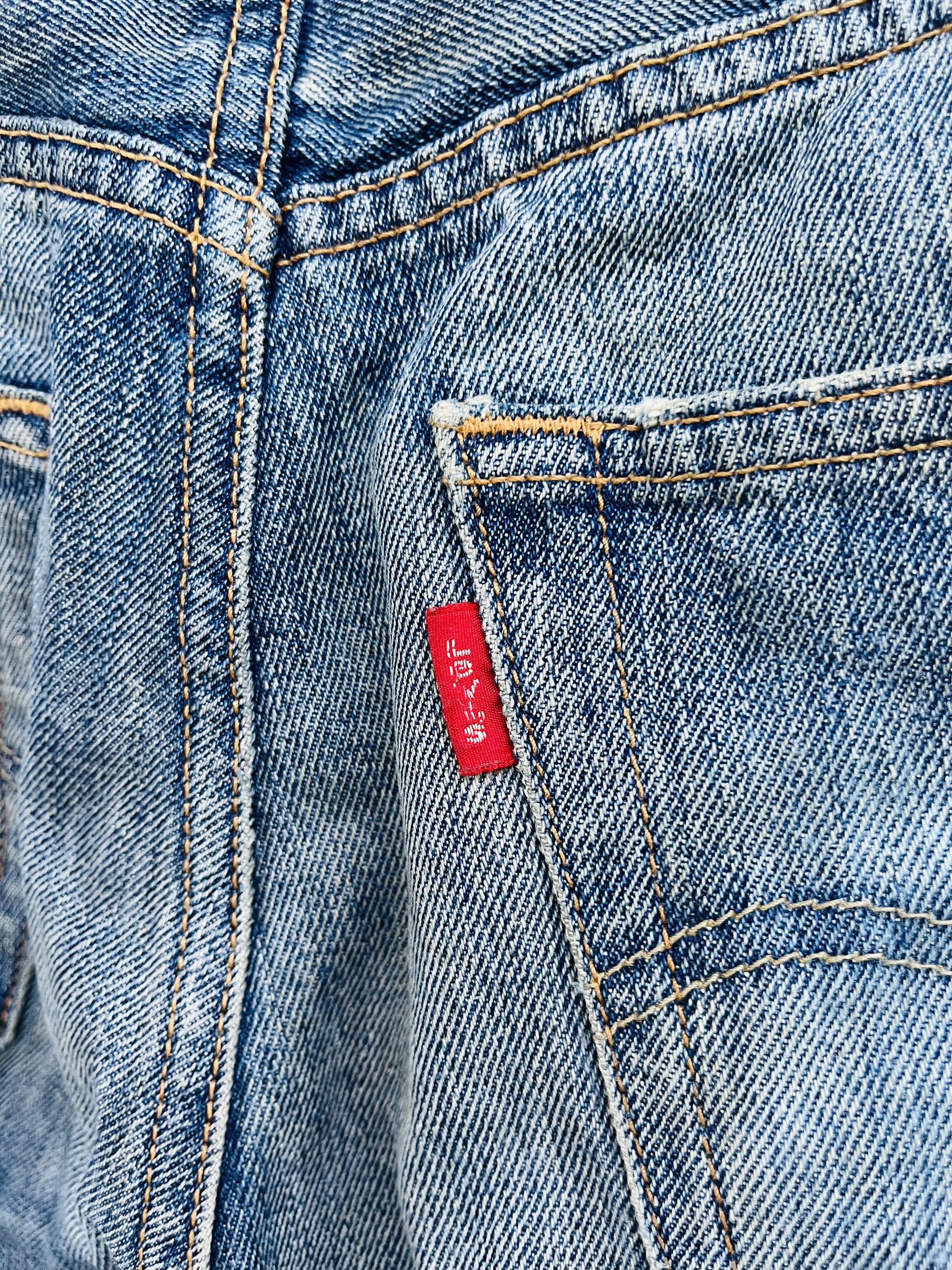 Japanese Brand × Vintage Vintage Levis Distressed Japanese Designer Fashion Style Size US 30 / EU 46 - 10 Thumbnail