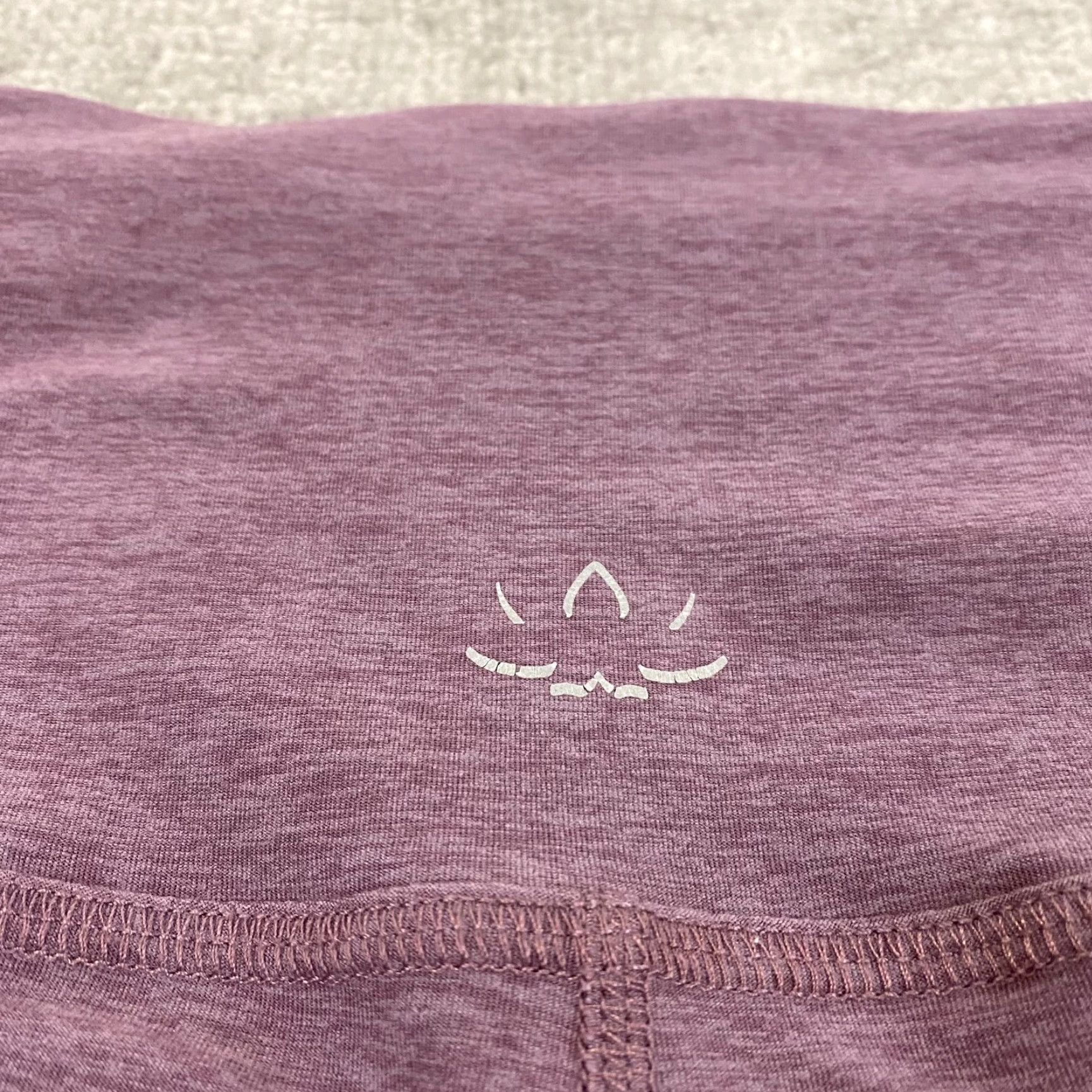Beyond Yoga Beyond Yoga x Peloton Leggings Womens Small 22' Waist Purple Mauve Capri Workout Size 28" / US 6 / IT 42 - 5 Thumbnail
