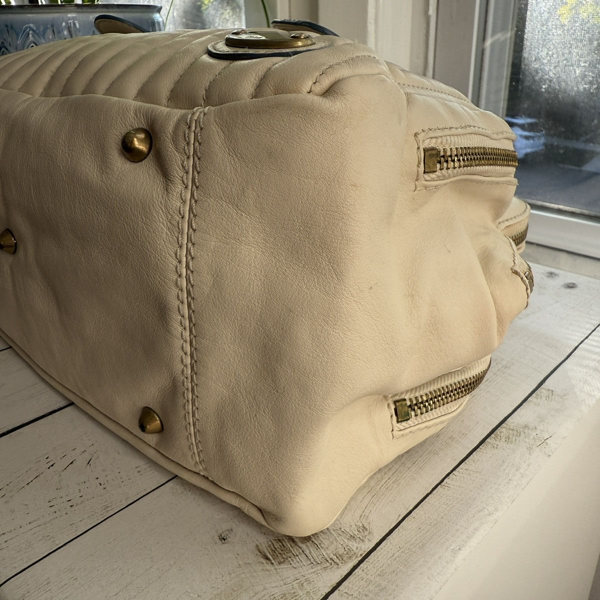 Chloe Quilted Leather Bay Bag w/ COA Size ONE SIZE - 6 Thumbnail