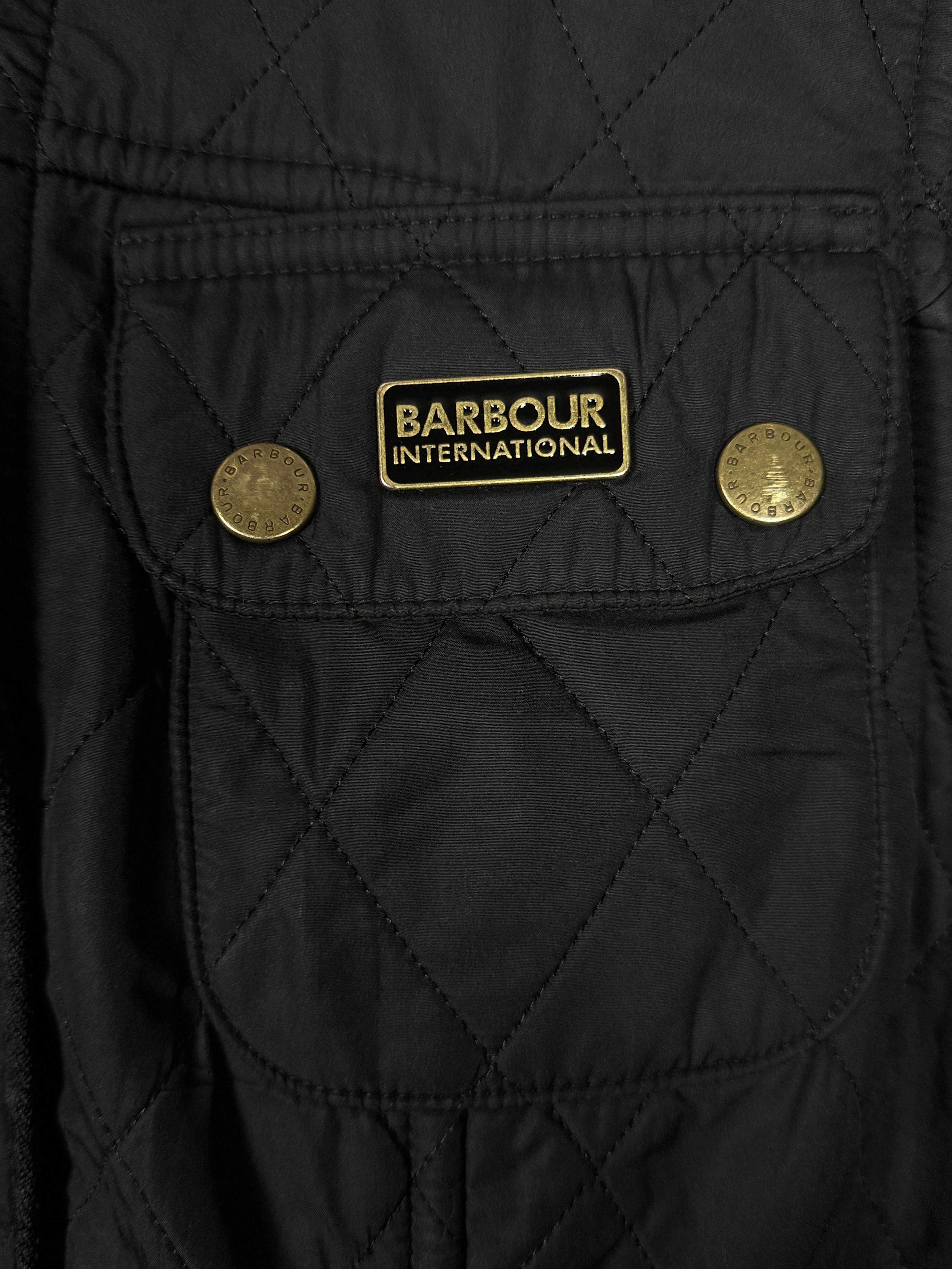 Barbour Barbour International quilted jacket with belt mini logo Size S / US 4 / IT 40 - 3 Thumbnail