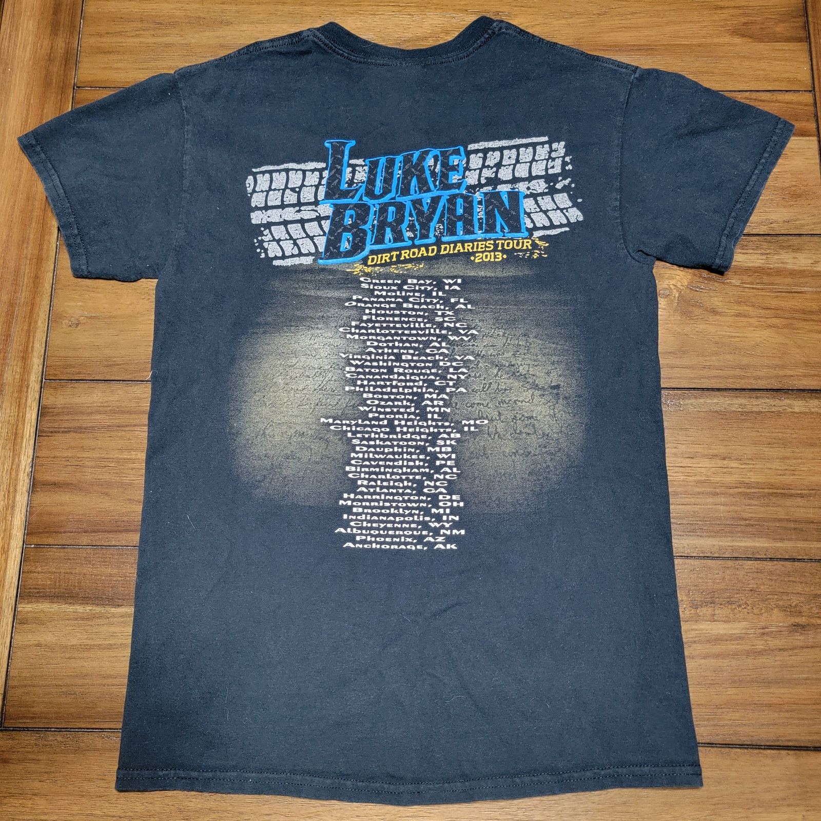 Gildan Gildan Tee "Luke Bryan Dirt Road Diaries Tour 2013" - Small Size S / US 4 / IT 40 - 3 Thumbnail