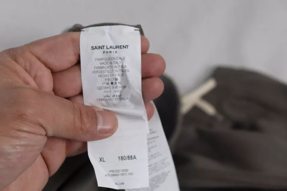 Saint Laurent Paris Jersey Cotton Jogging / Sweatpants in Taupe Size US 36 / EU 52 - 8 Thumbnail