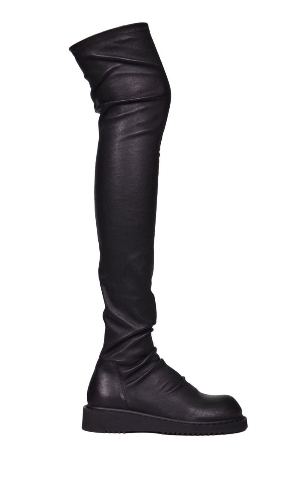 Rick Owens RICK OWENS CREEPER STRETCH LEATHER STOCKING BOOTS Size US 10 / IT 40 - 1 Thumbnail