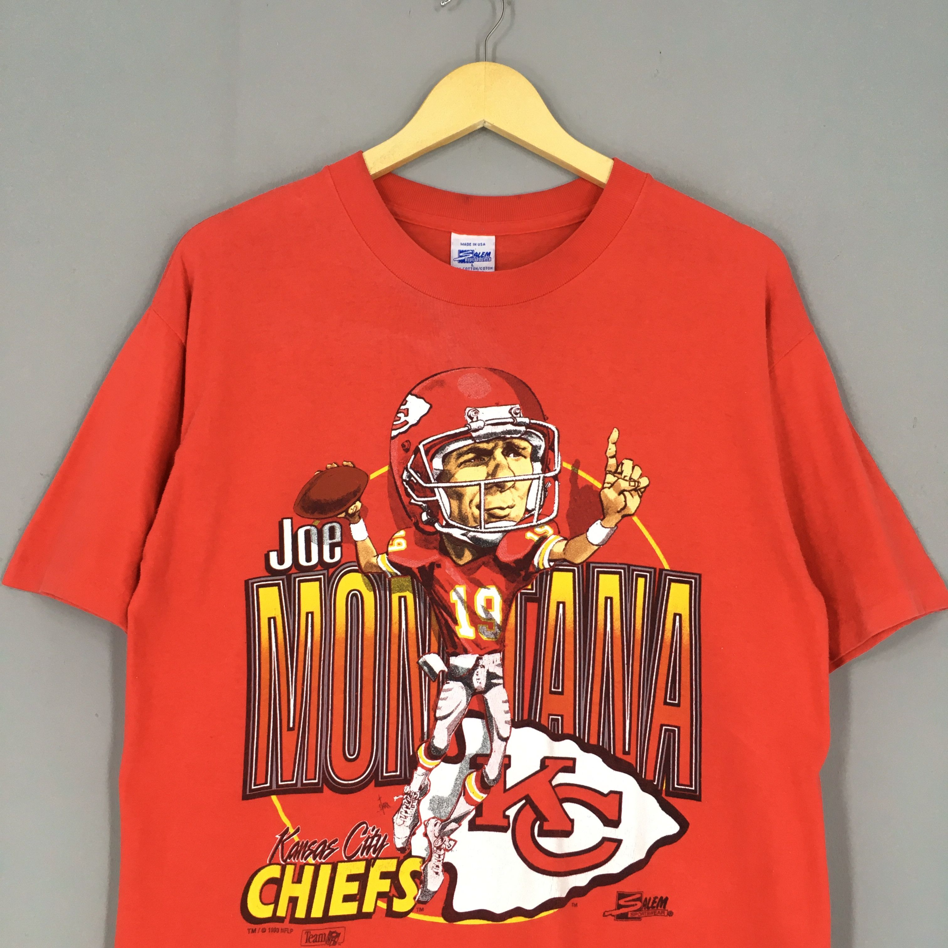 NFL Vintage 90s Kansas City Chiefs NFL T Shirt Large Size US L / EU 52-54 / 3 - 2 Thumbnail