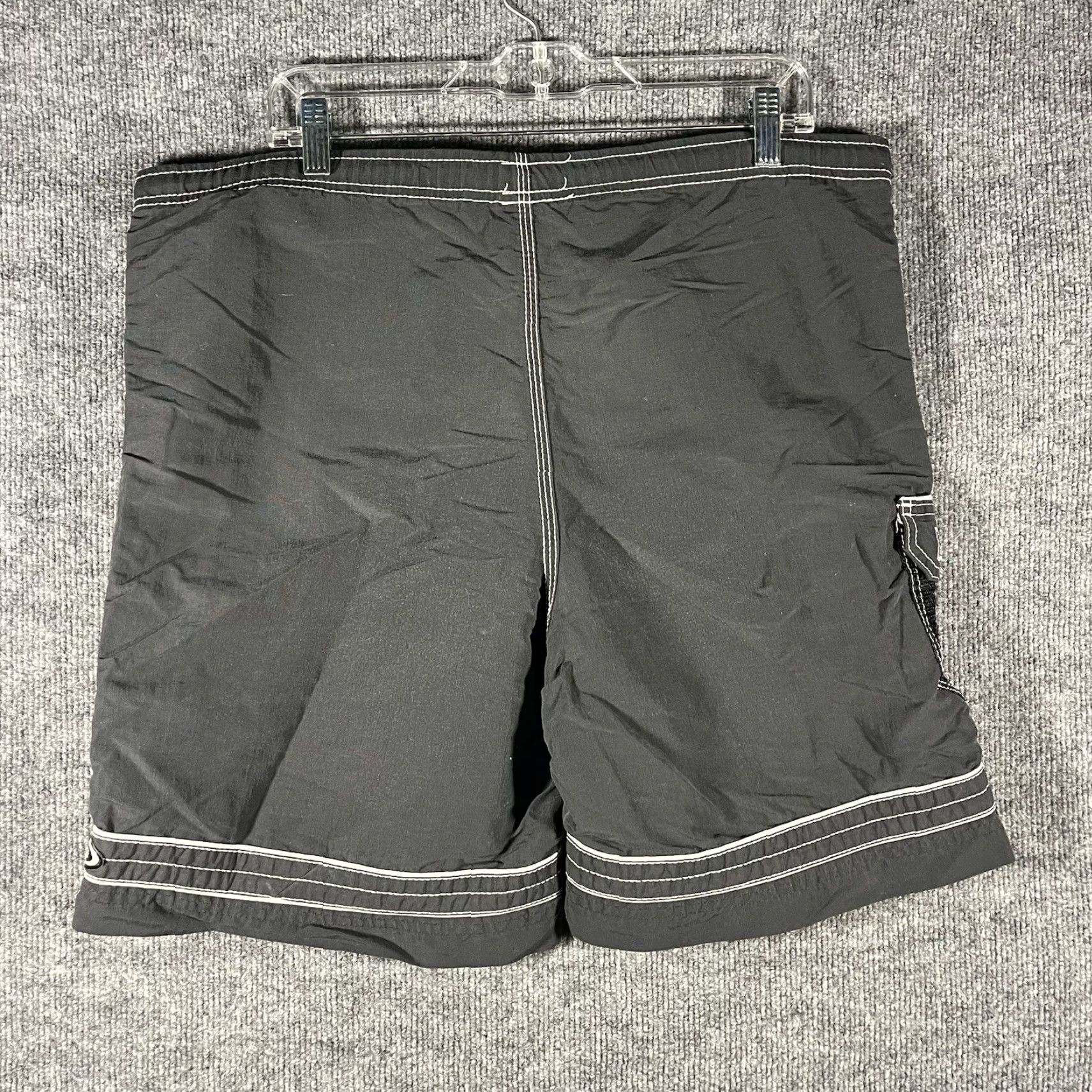 Billabong Vintage Billabong Board Shorts Mens 38 Black Nylon Surf Surfing 90s USA Irons Size US 38 / EU 54 - 4 Thumbnail