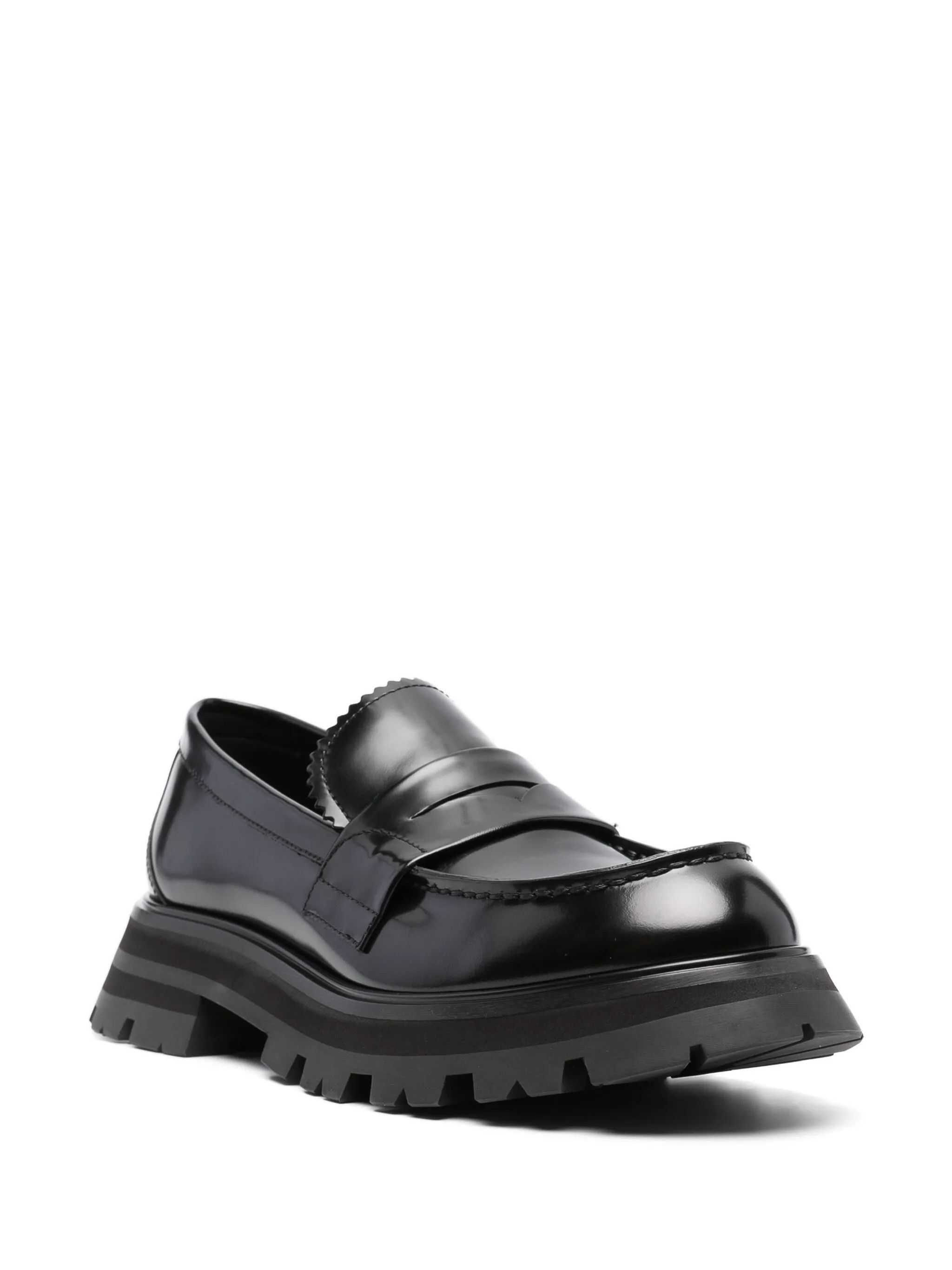 Alexander McQueen o1w1db10725 Loafers in Black Size US 8 / EU 41 - 2 Thumbnail