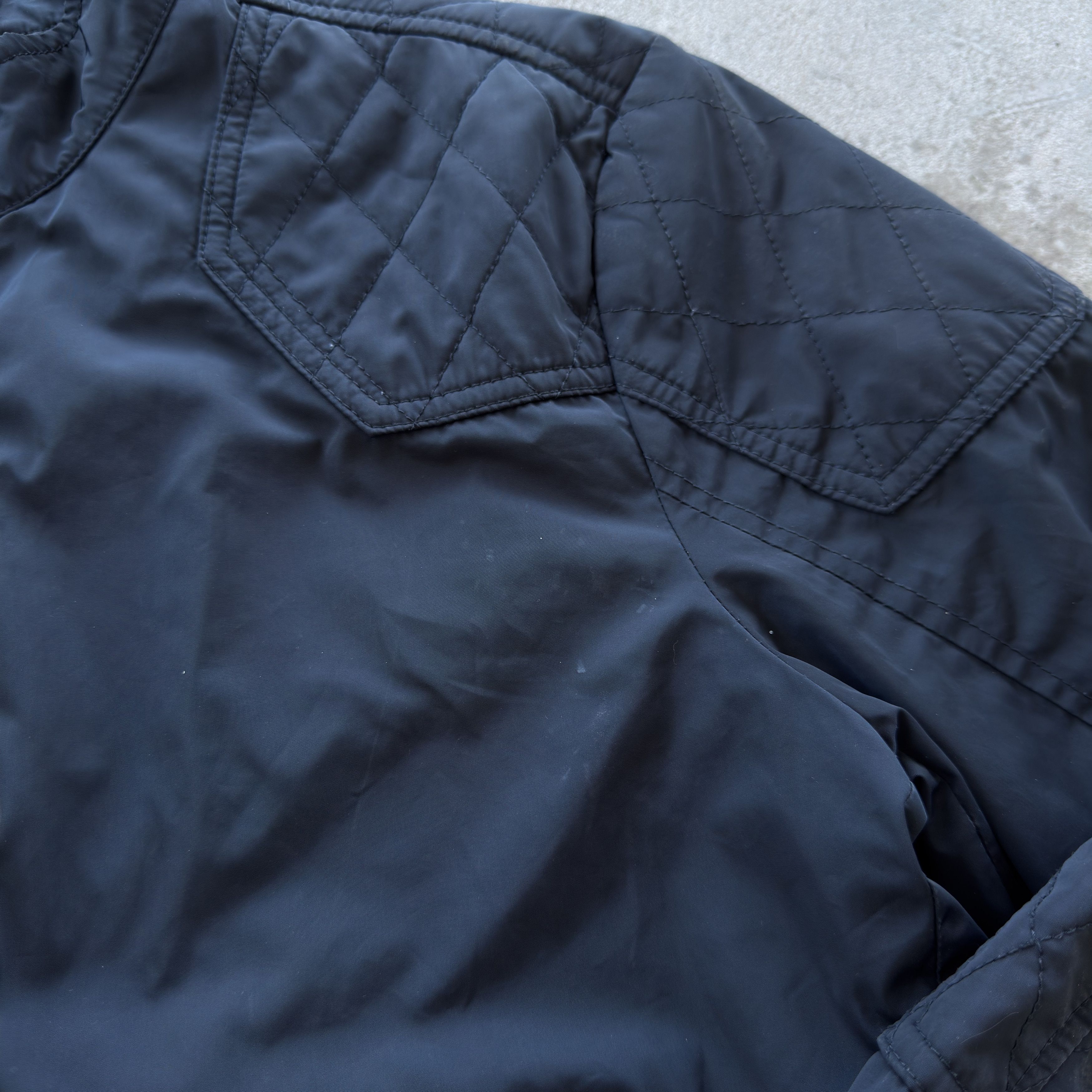 Diesel Vintage Diesel Moto Racer Bomber Jacket Quilted Shoulder Size US M / EU 48-50 / 2 - 7 Thumbnail