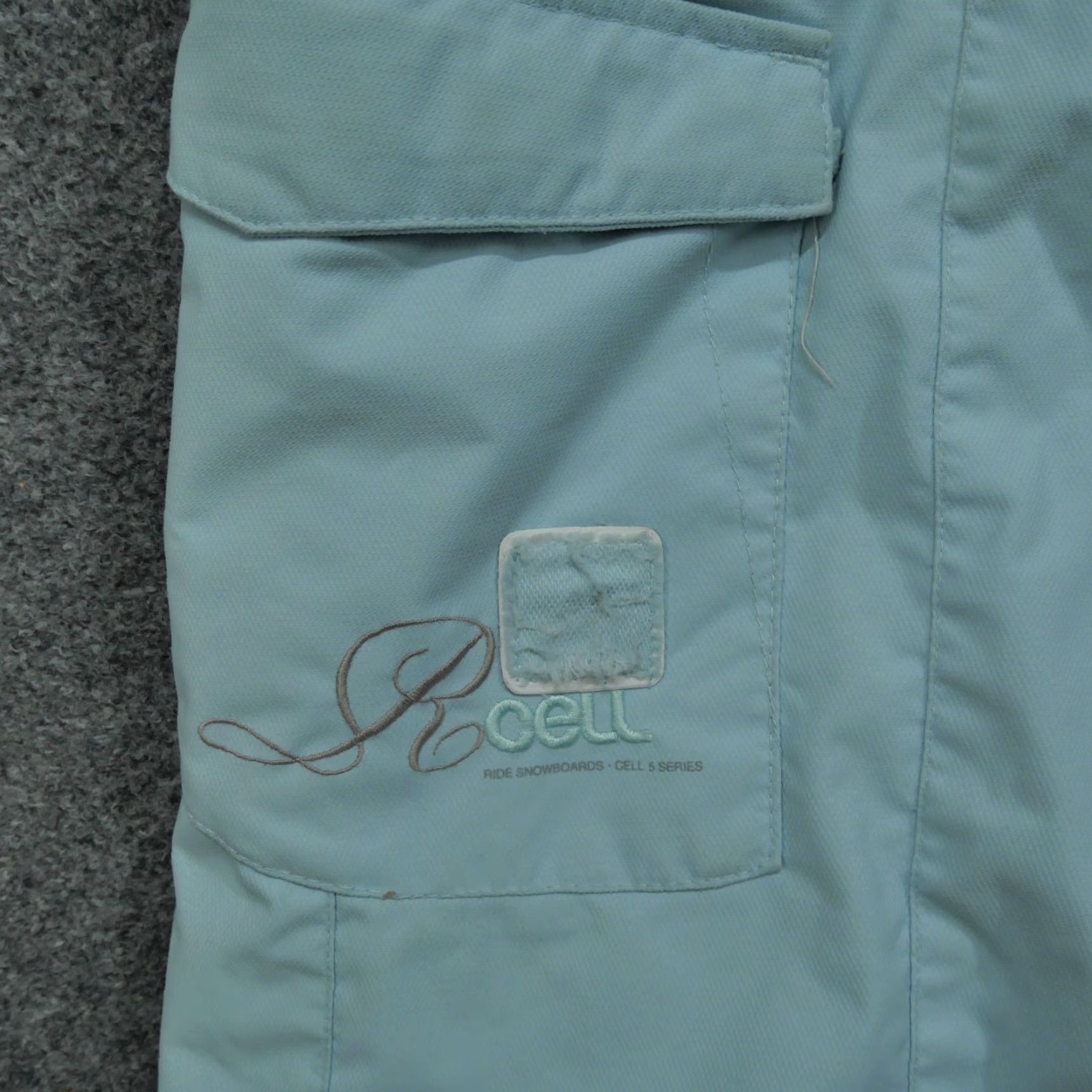 Vintage RIDE Snow pants Womens XS Blue 5 Series Ski Snow Size 26" / US 2 / IT 38 - 2 Thumbnail