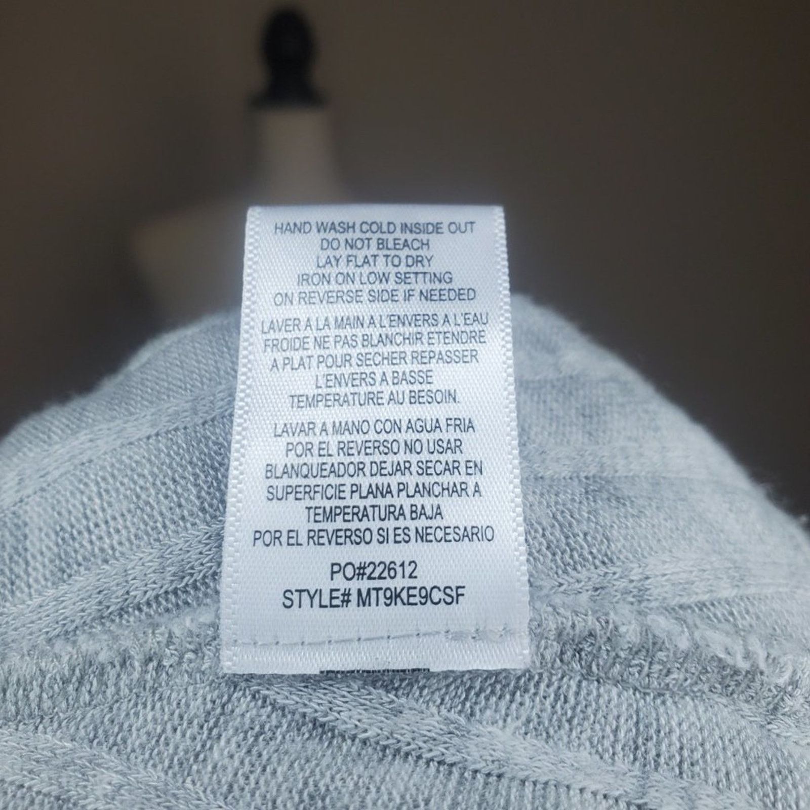 Nordstrom BoBeau Gray Asymmetrical Top Small Petite Size S / US 4 / IT 40 - 6 Thumbnail