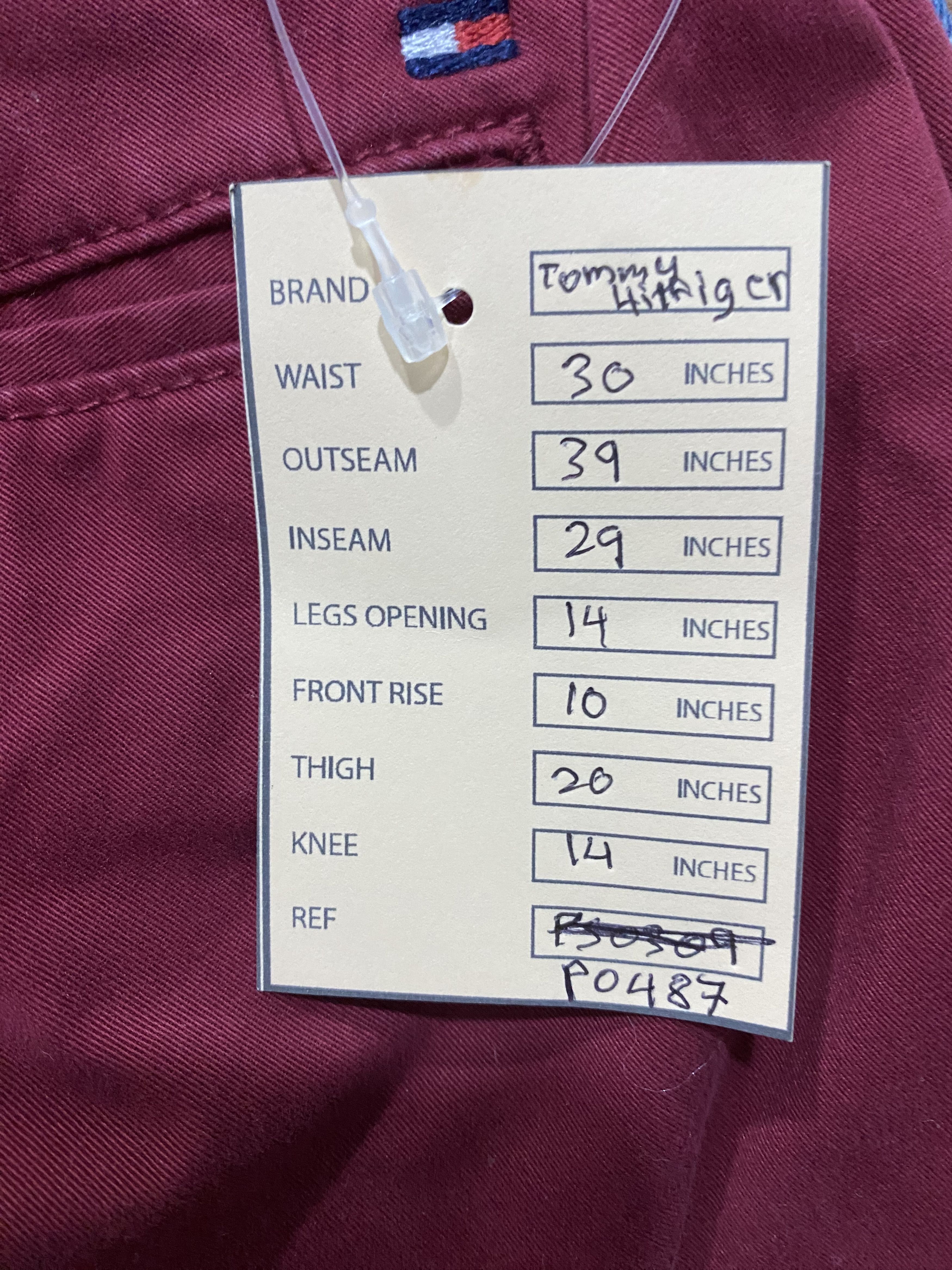 Tommy Hilfiger Vintage Tommy Hilfiger Slim Fit Pants P0487 Size US 30 / EU 46 - 13 Thumbnail