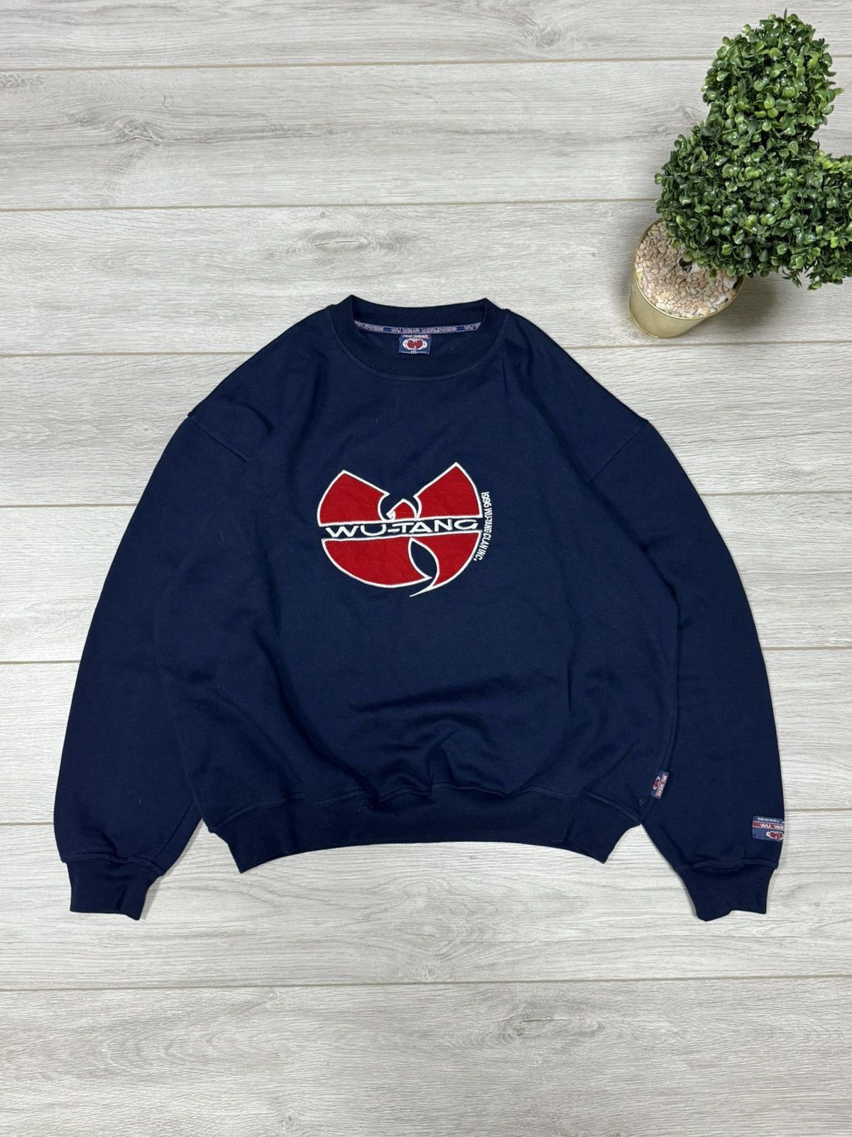Wu-Tang Clan Wutang vintage embroidered big logo sweatshirt Size US XXL / EU 58 / 5 - 1 Thumbnail