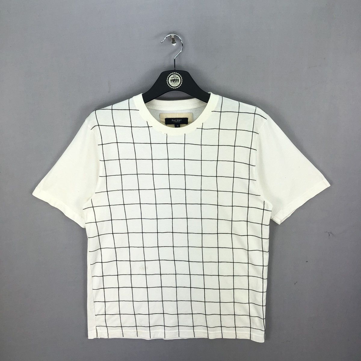 Yohji Yamamoto 2000's Sacsny Y'saccs Yohji Yamamoto Chain Stitch Checkered Size US M / EU 48-50 / 2 - 1 Thumbnail