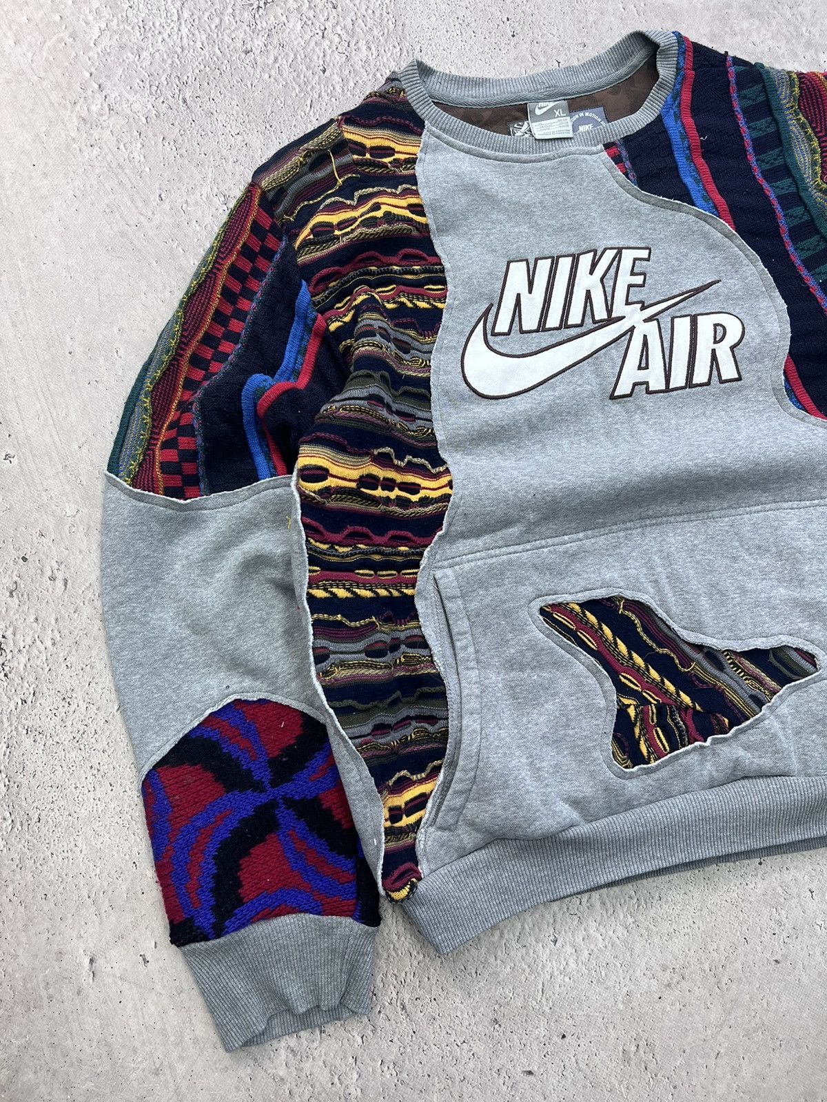 Reworked Nike Coogi / store Earthtone Crewneck