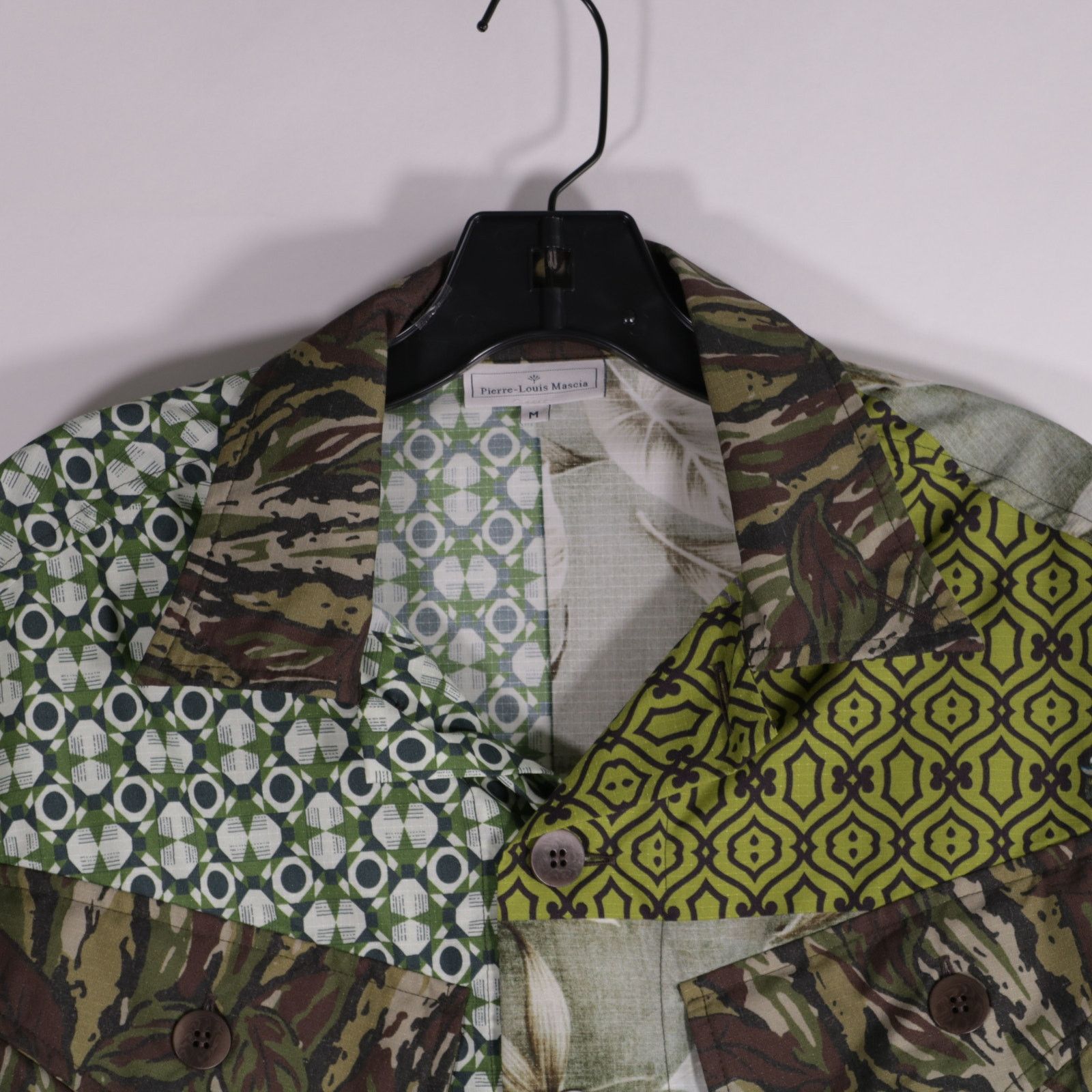Pierre-Louis Mascia Pierre Louis Mascia Graphic Print Shirt Jacket Medium Size US M / EU 48-50 / 2 - 2 Thumbnail