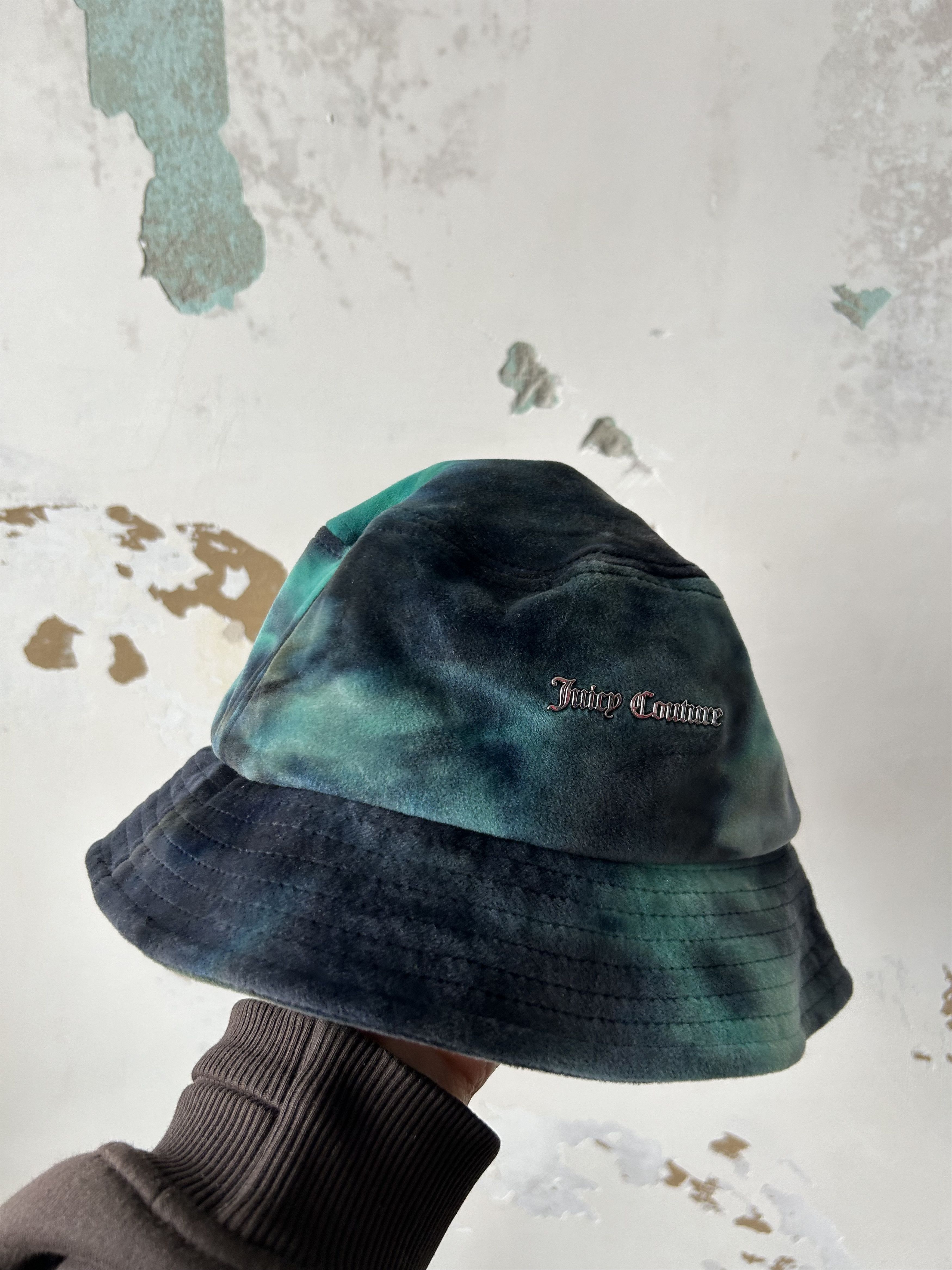 Designer × Juicy Couture RARE Juicy Couture Fleece Cap Blue Y2K panama Size ONE SIZE - 4 Thumbnail