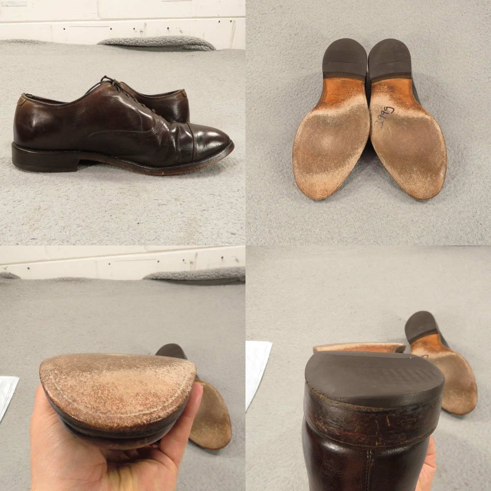 Allen Edmonds Allen Edmonds Park Avenue Shoes Mens 9.5 EEE Brown Cap Toe Leather Oxford Dress Hosiery? Size US M / EU 48-50 / 2 - 10 Thumbnail