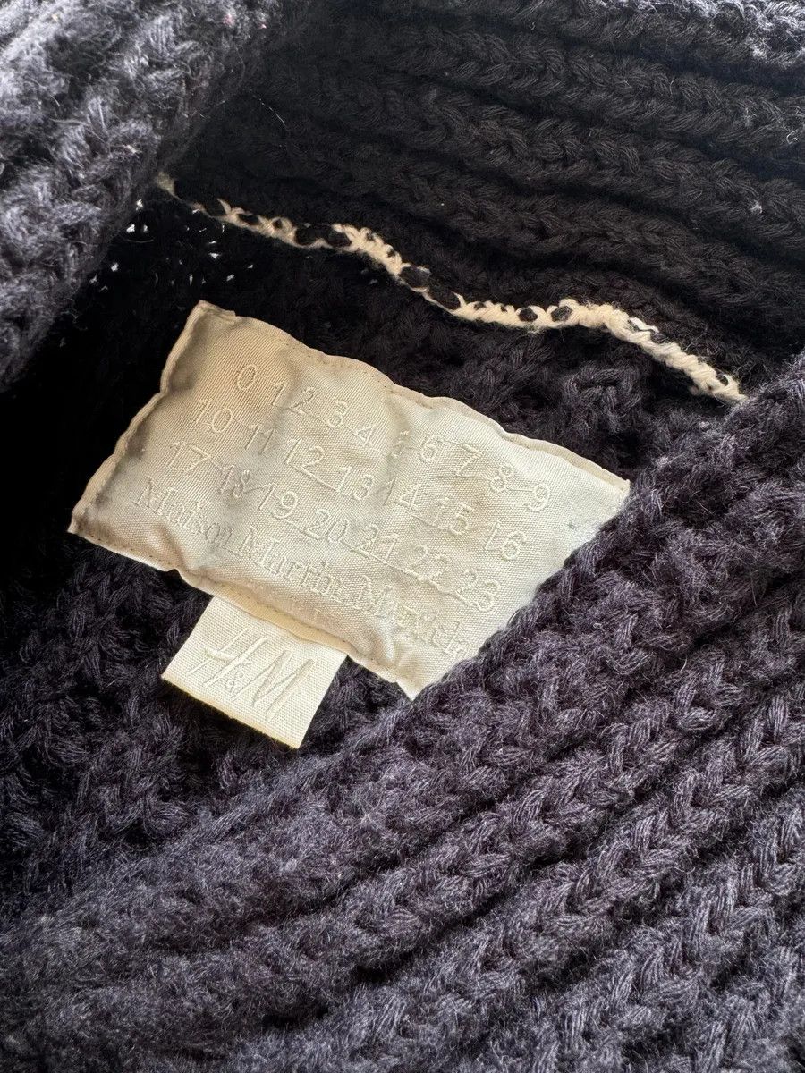 Designer × Maison Margiela × Vintage FW2012 Maison Margiela x H&M Wool Navy Cable Knit Sweater Size US M / EU 48-50 / 2 - 5 Thumbnail