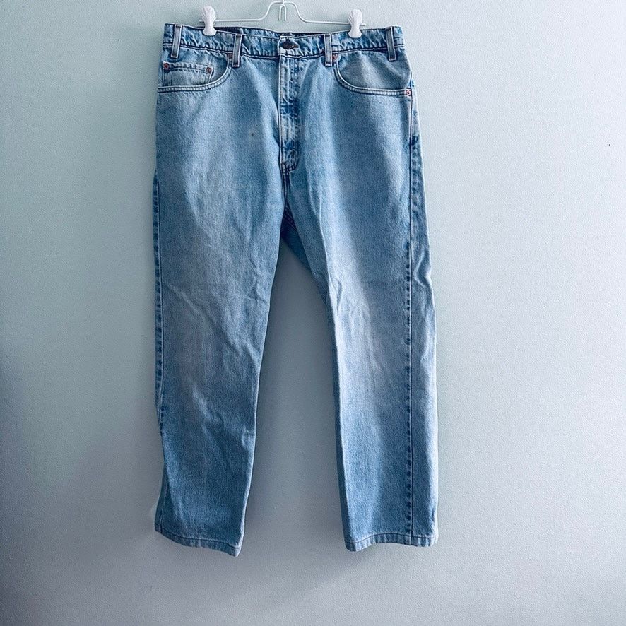 Levi's Levi's 505 light wash straight leg jeans Size US 38 / EU 54 - 2 Thumbnail