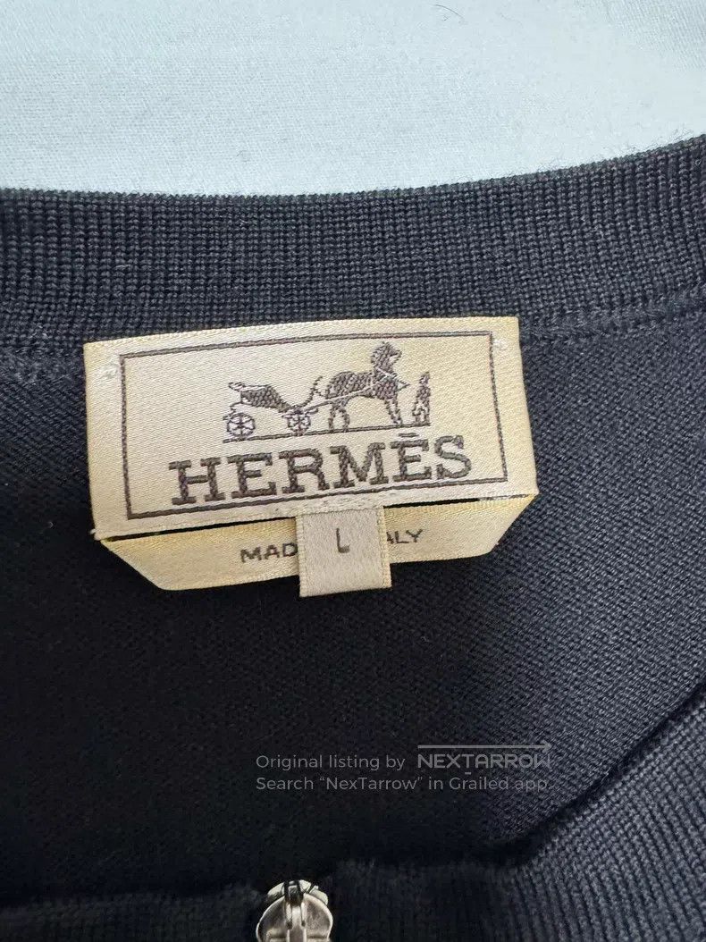 Hermes Hermes Jacket, sweatshirt, raglan sleeves, hem with drawst Size US L / EU 52-54 / 3 - 5 Thumbnail
