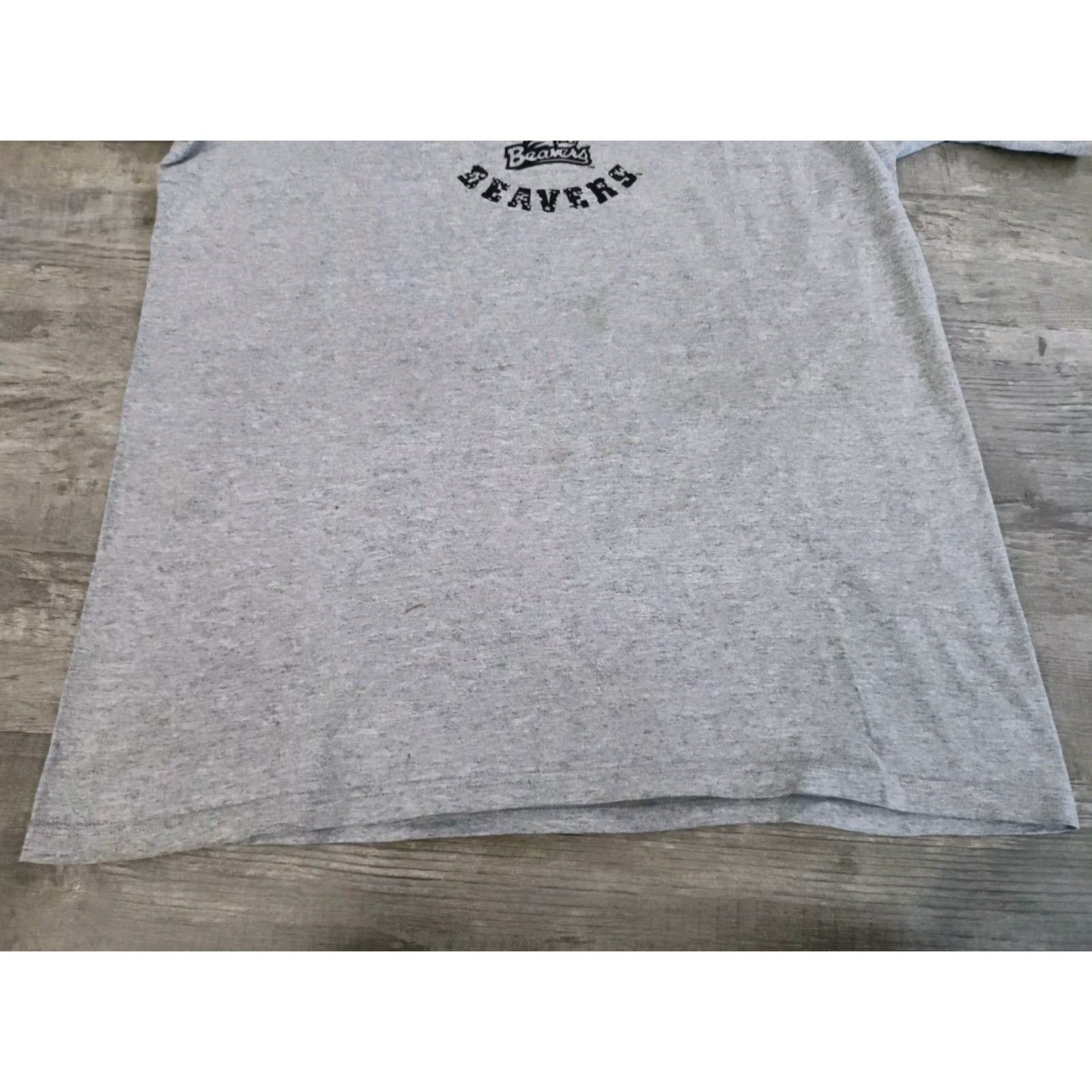 Nike VINTAGE Nike Team Sports Center Swoosh Oregon State Beavers Tee Shirt M Gray Size US M / EU 48-50 / 2 - 2 Thumbnail