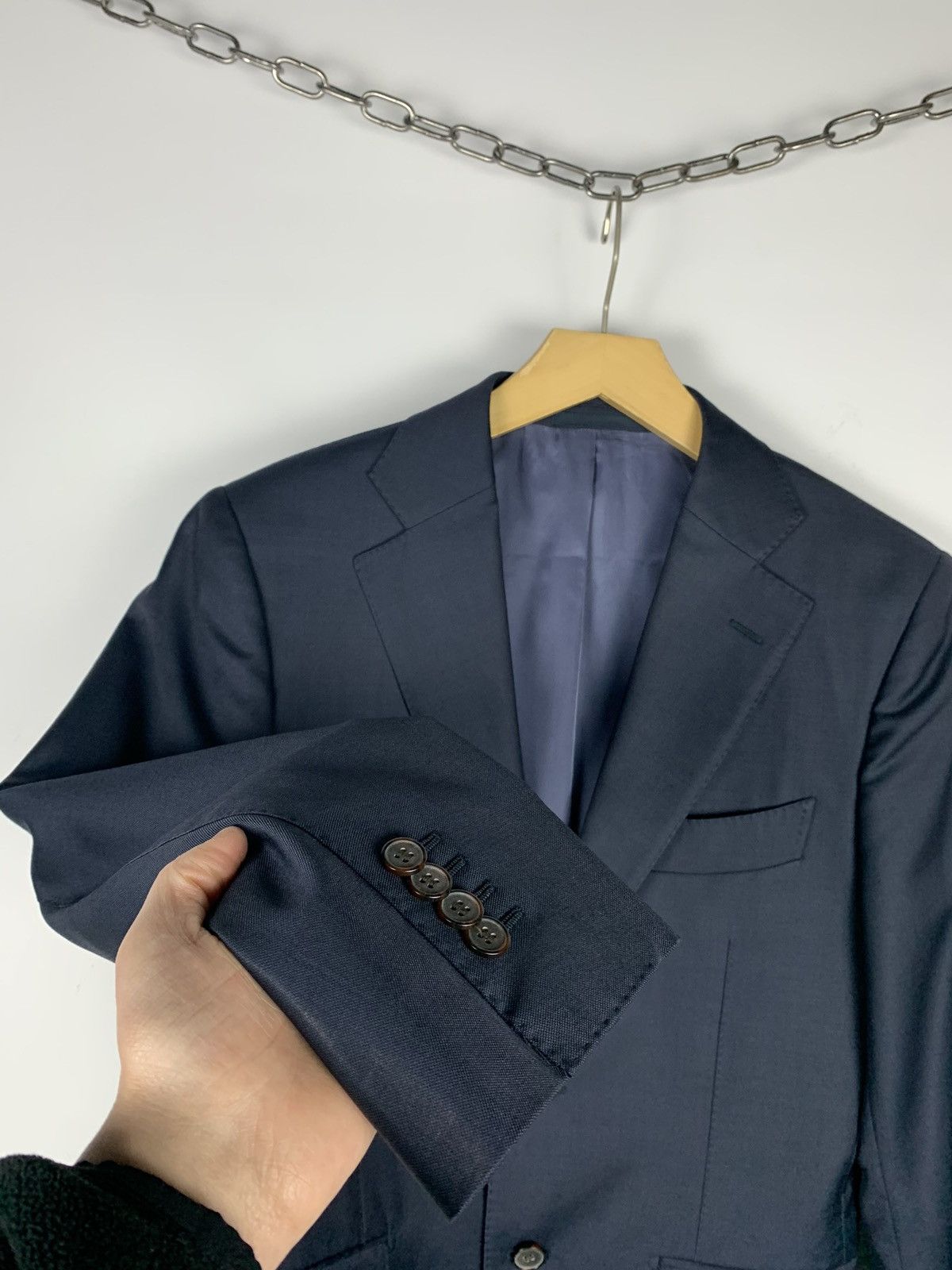 Suitsupply Suitsupply Blazer 36S Lazio Single Breasted Slim Super 110s Size 36S - 4 Thumbnail