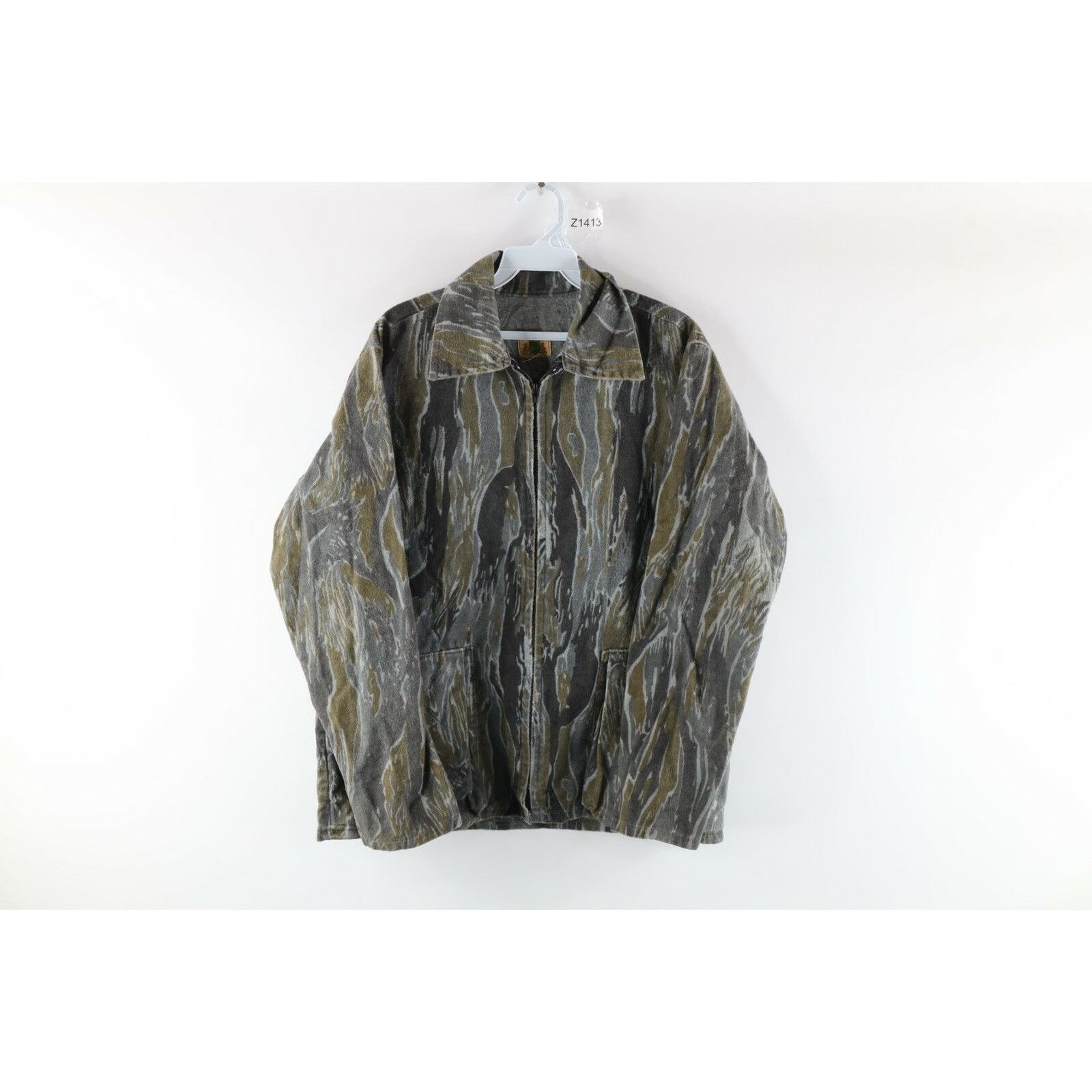 Vintage Vintage 70s Rockabilly Camouflage Chamois Hunting Jacket Size US M / EU 48-50 / 2 - 1 Thumbnail