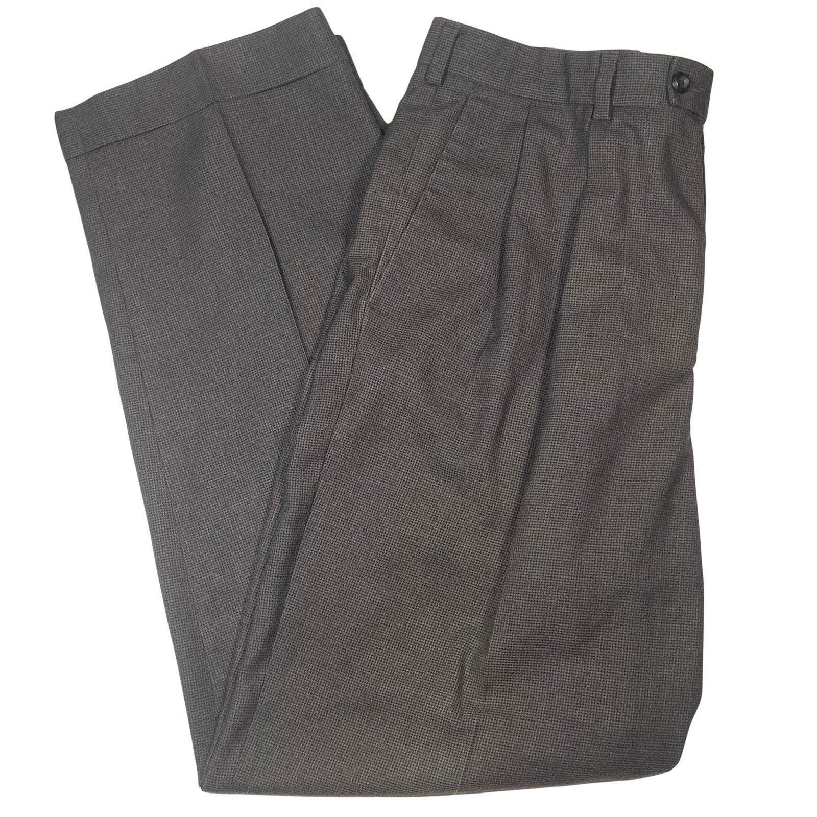 Axist Mens Axist A(x)ist Pants 36x31 Pleated Front Brown Check Size US 36 / EU 52 - 1 Thumbnail