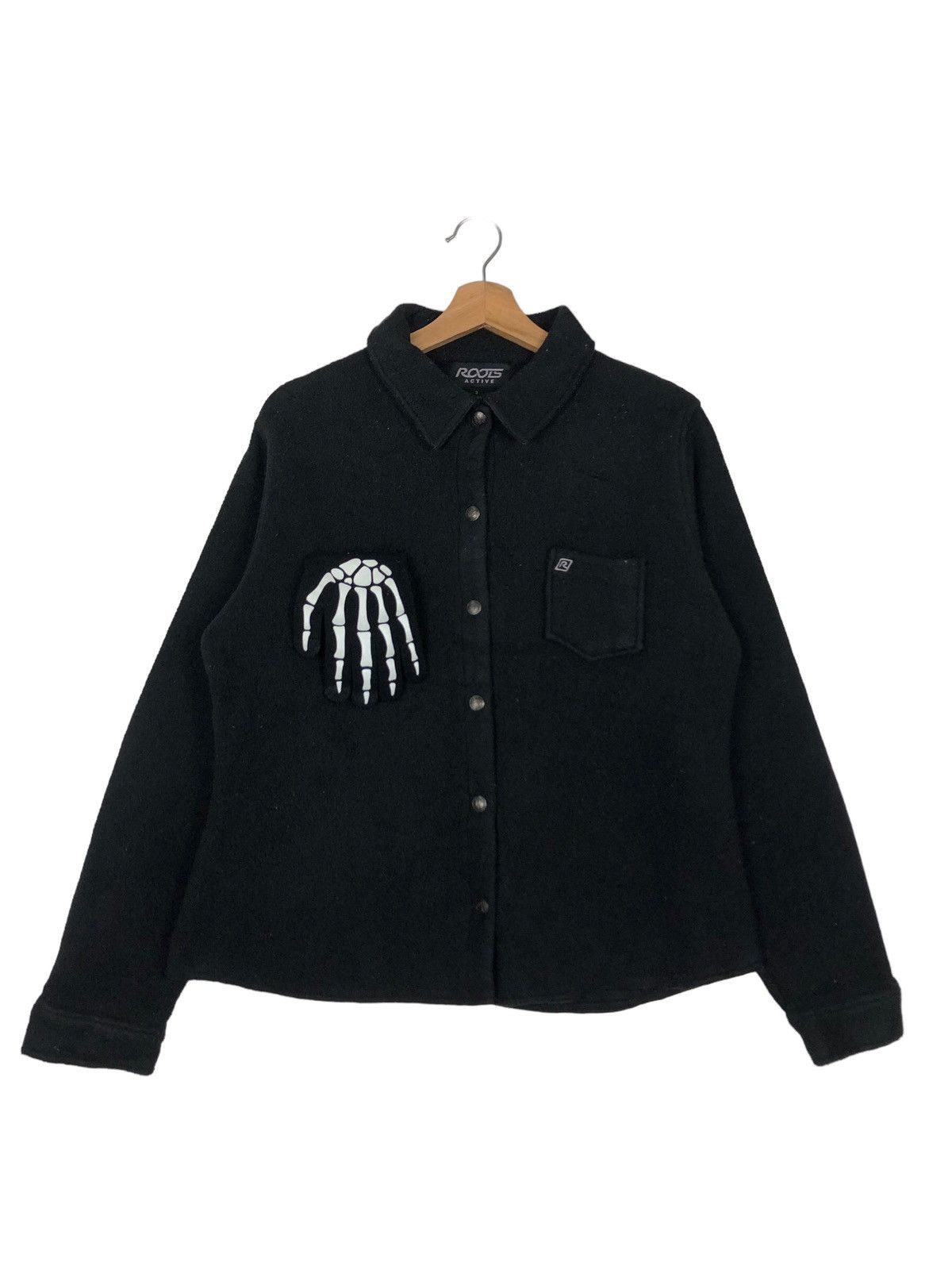 Japanese Brand 🔥90’s Vintage Cropped Wool Jacket Roots Active Biker Size US M / EU 48-50 / 2 - 1 Thumbnail