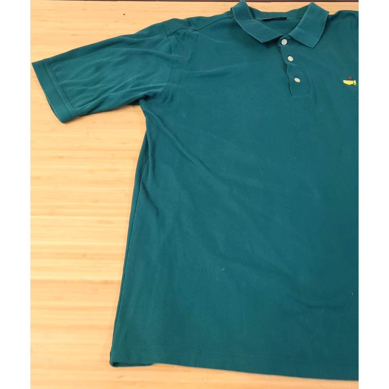 Vintage Masters Collection Polo Shirt Augusta Solid Green XL Men Size US XL / EU 56 / 4 - 3 Thumbnail