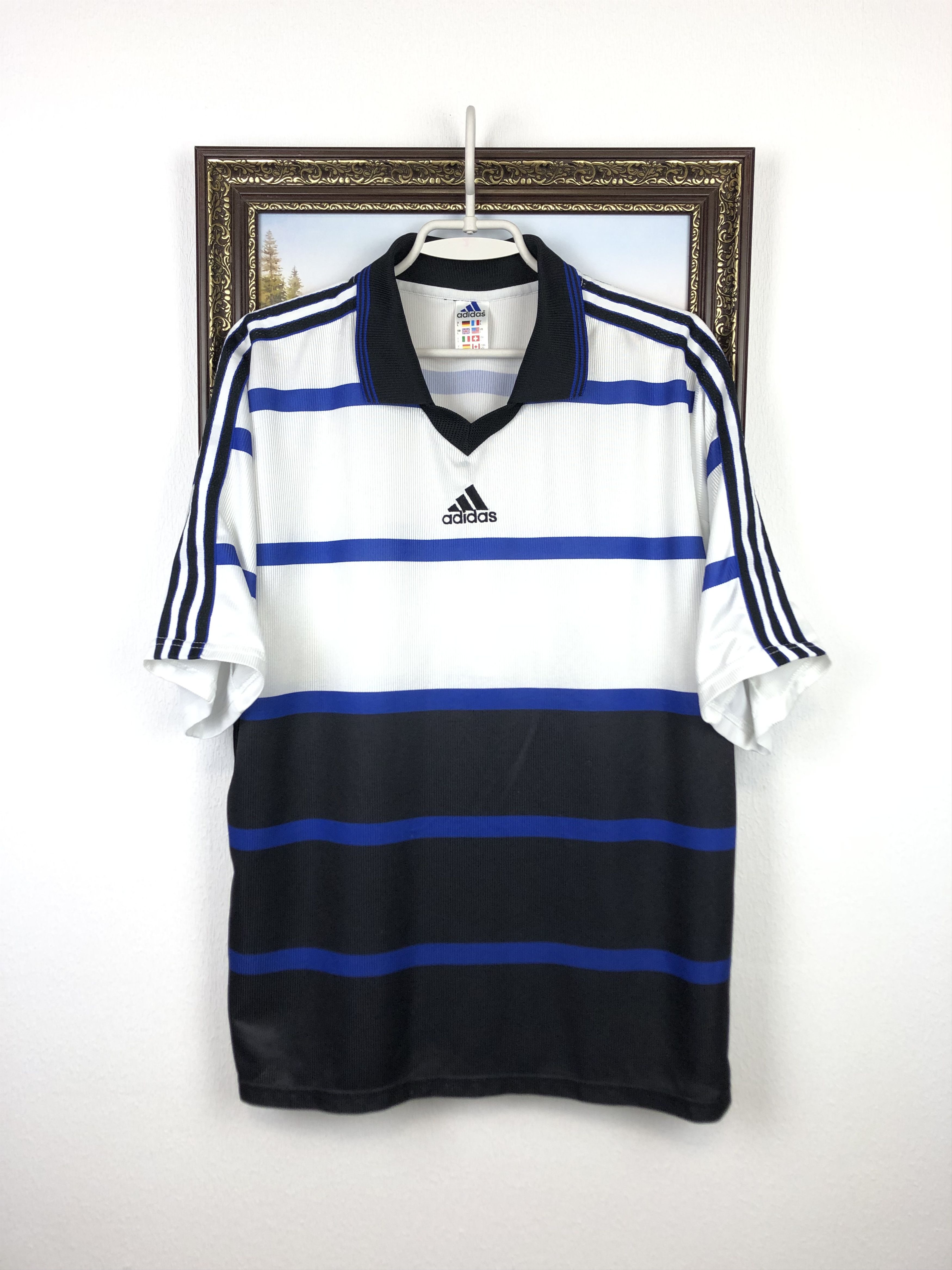 Vintage 90's Adidas Football Template Shirt Soccer Jersey