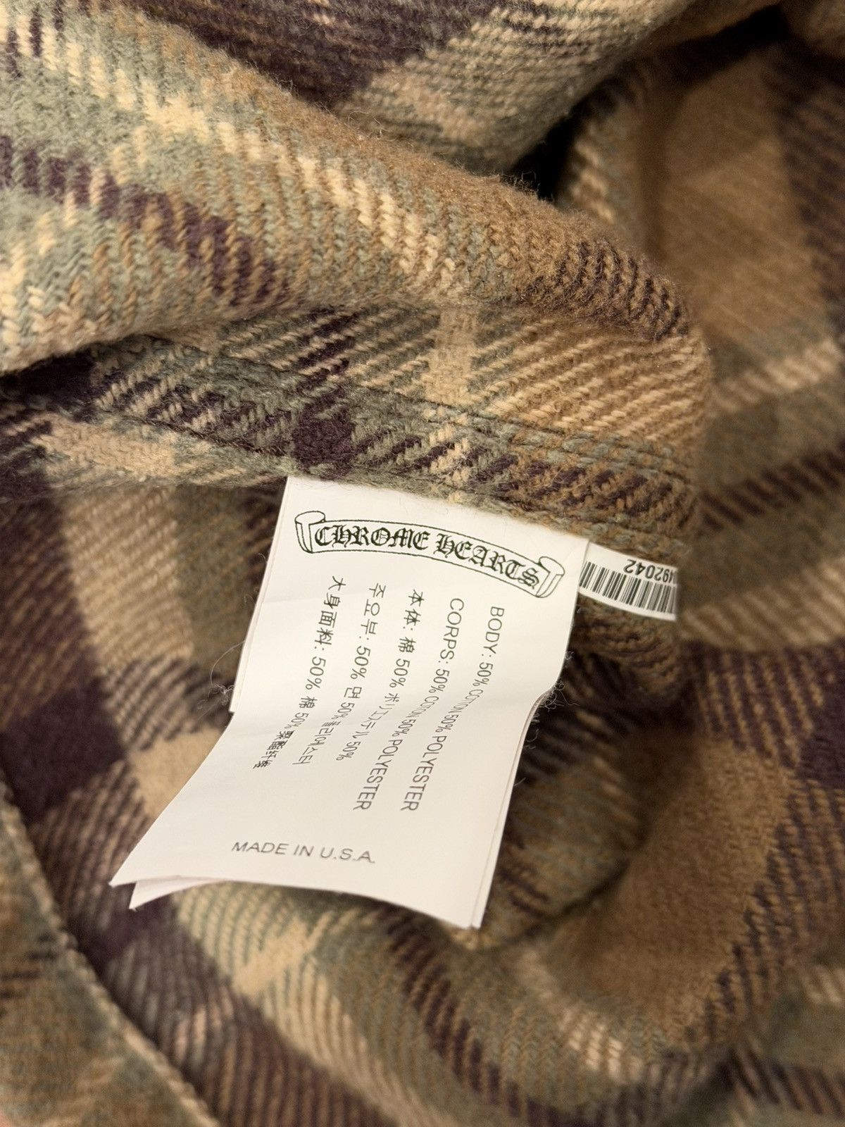Chrome Hearts Chrome Hearts flannel Button up shirt Size US L / EU 52-54 / 3 - 7 Thumbnail
