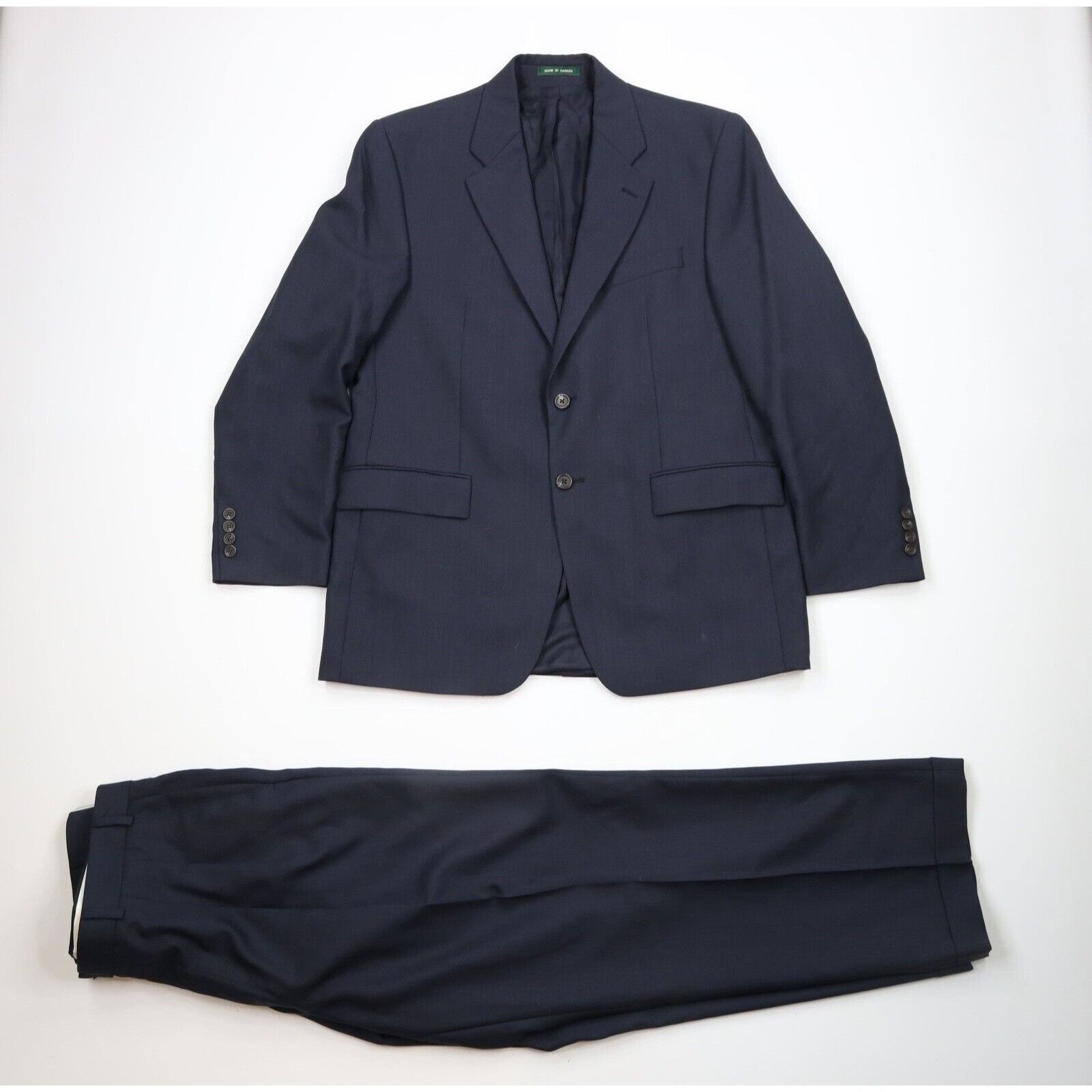Ralph Lauren Ralph Lauren 2 Piece Wool Suit Wedding Navy Blue Size 40R - 1 Thumbnail