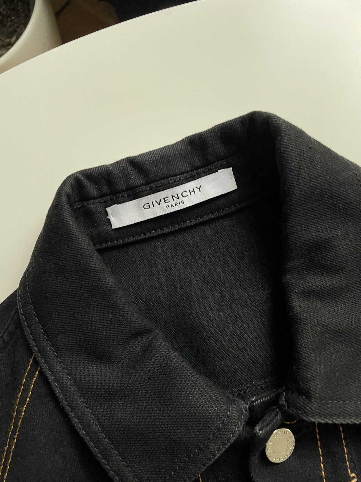 Givenchy GIVENCHY SS17 BLACK DENIM JACKET Size S / US 4 / IT 40 - 3 Thumbnail